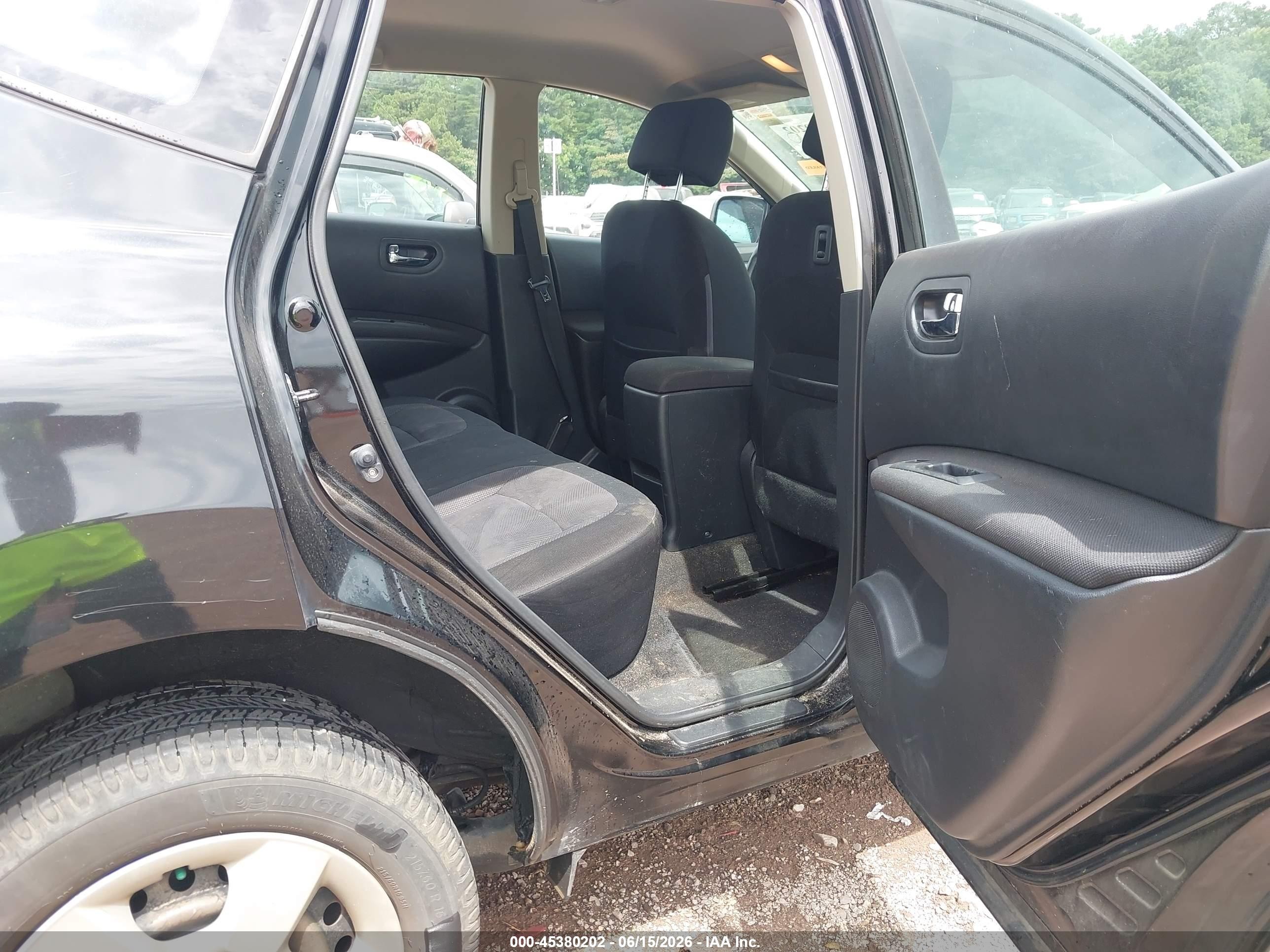 2013 Nissan Rogue S Black vin: JN8AS5MV4DW137693