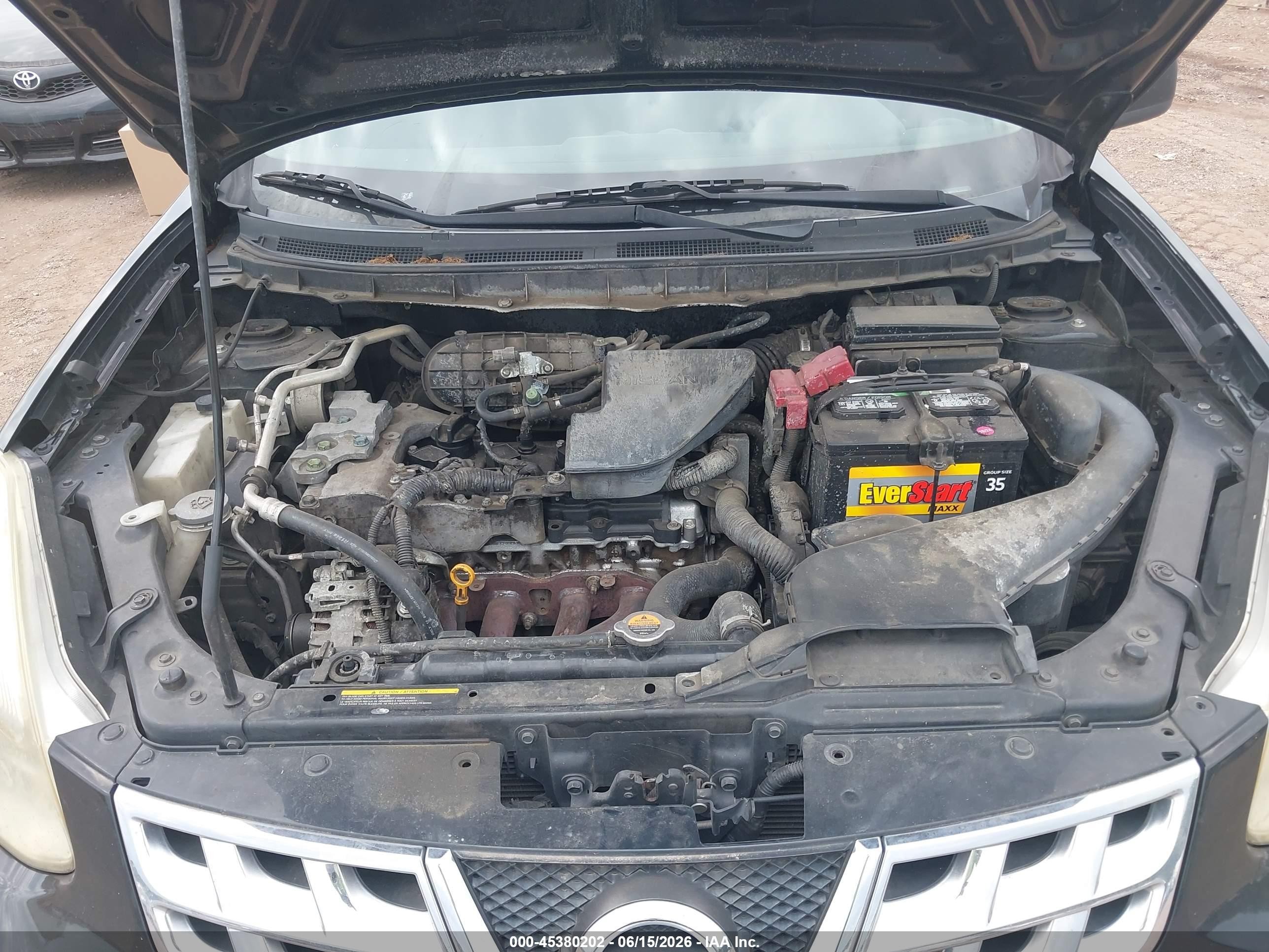 2013 Nissan Rogue S Black vin: JN8AS5MV4DW137693