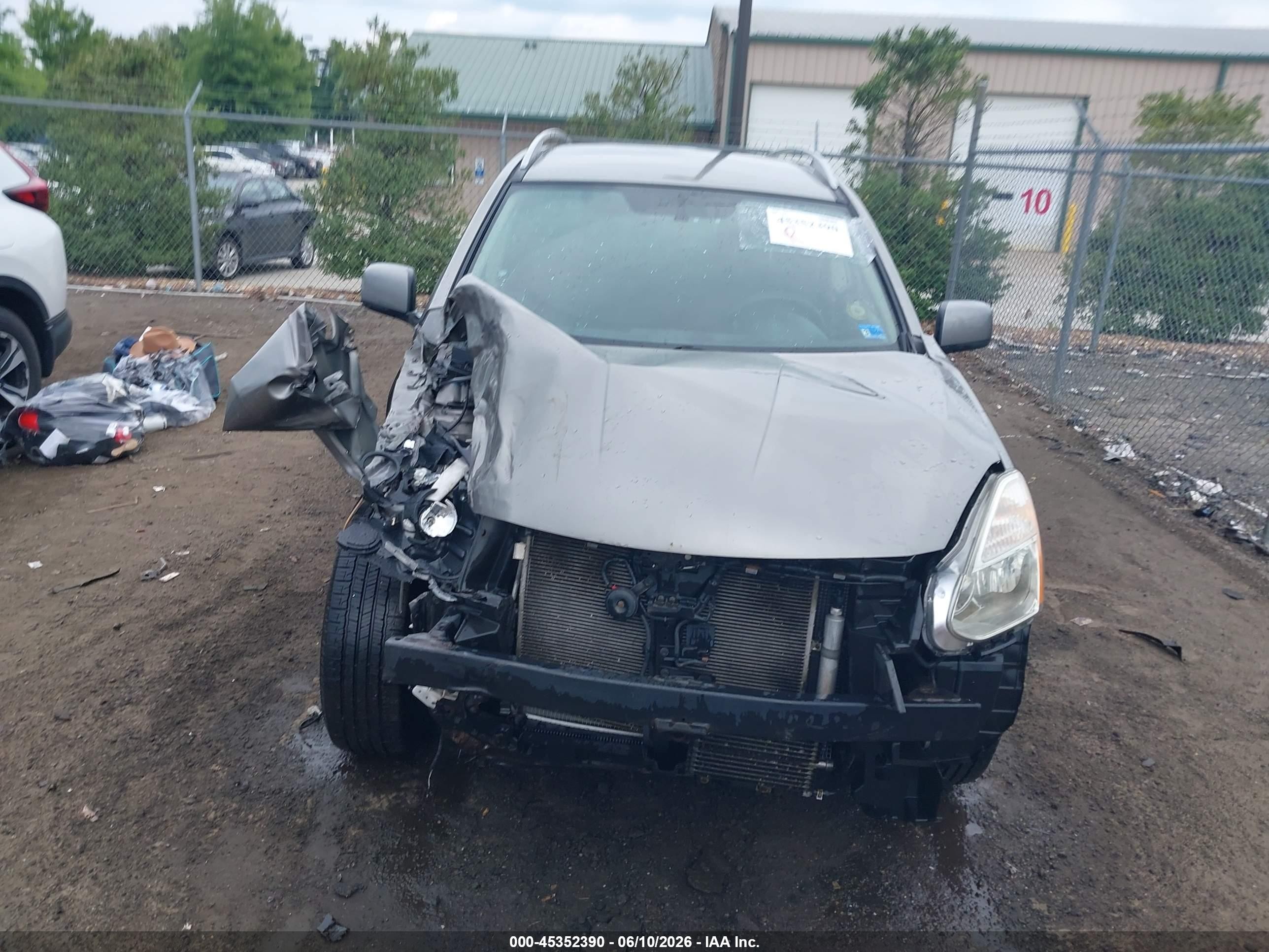 2013 Nissan Rogue Sv Gray vin: JN8AS5MV4DW137919