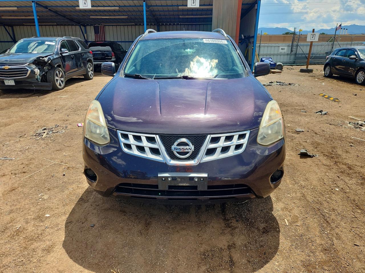 2013 Nissan Rogue S Purple vin: JN8AS5MV4DW139301