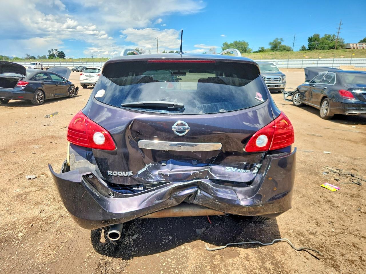 2013 Nissan Rogue S Purple vin: JN8AS5MV4DW139301