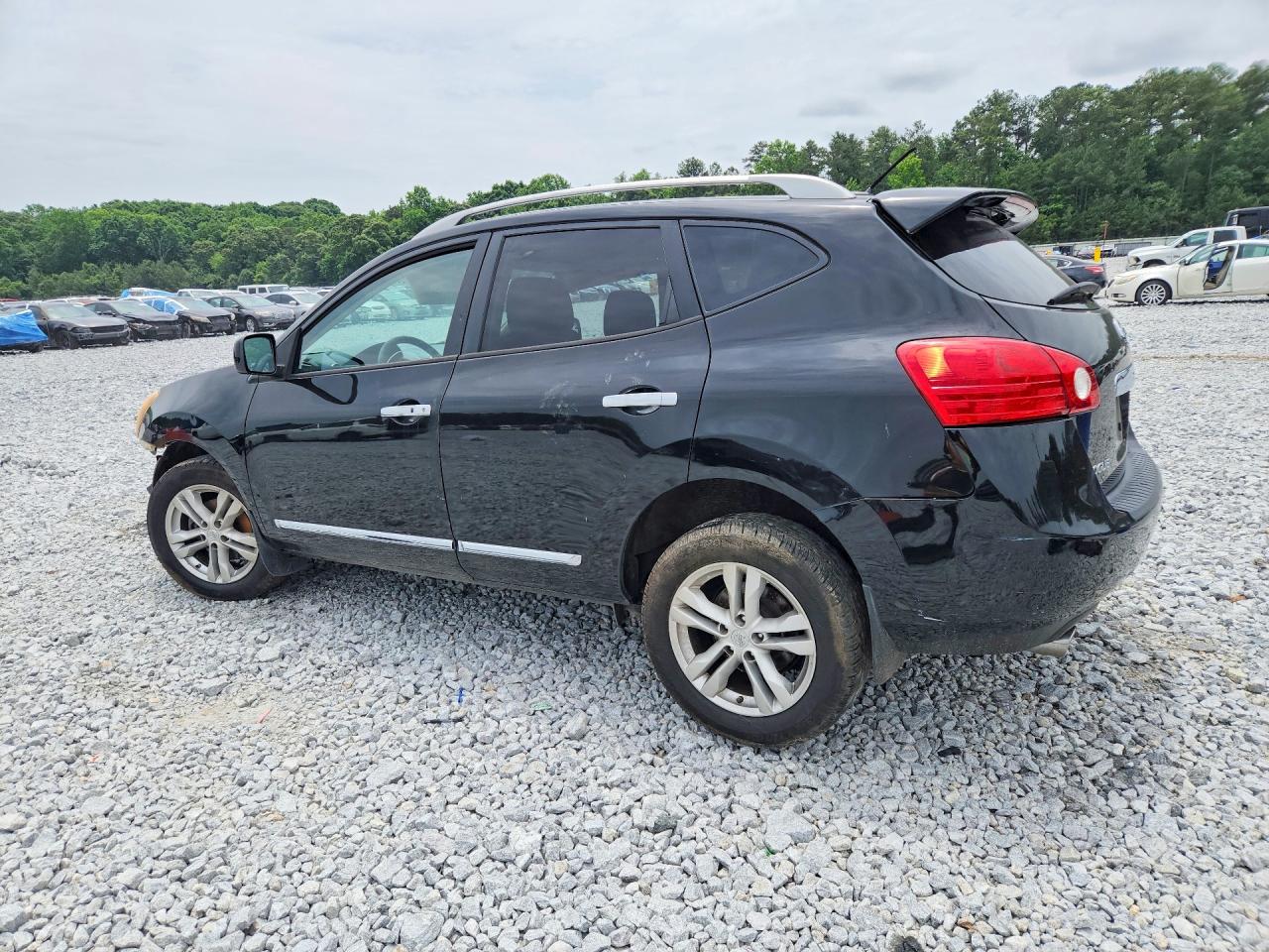 2013 Nissan Rogue S Black vin: JN8AS5MV4DW141761