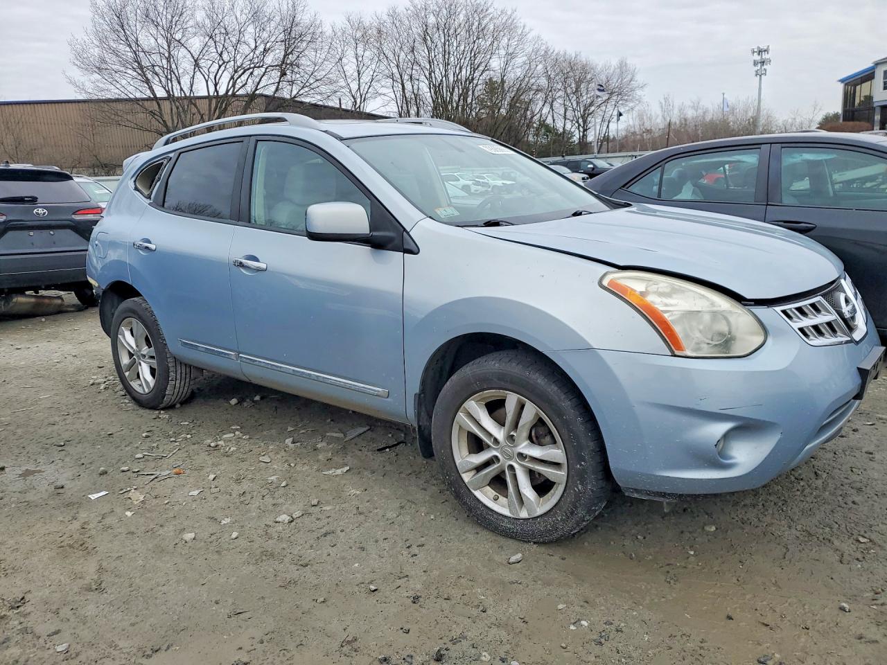 2013 Nissan Rogue S Синий vin: JN8AS5MV4DW144238