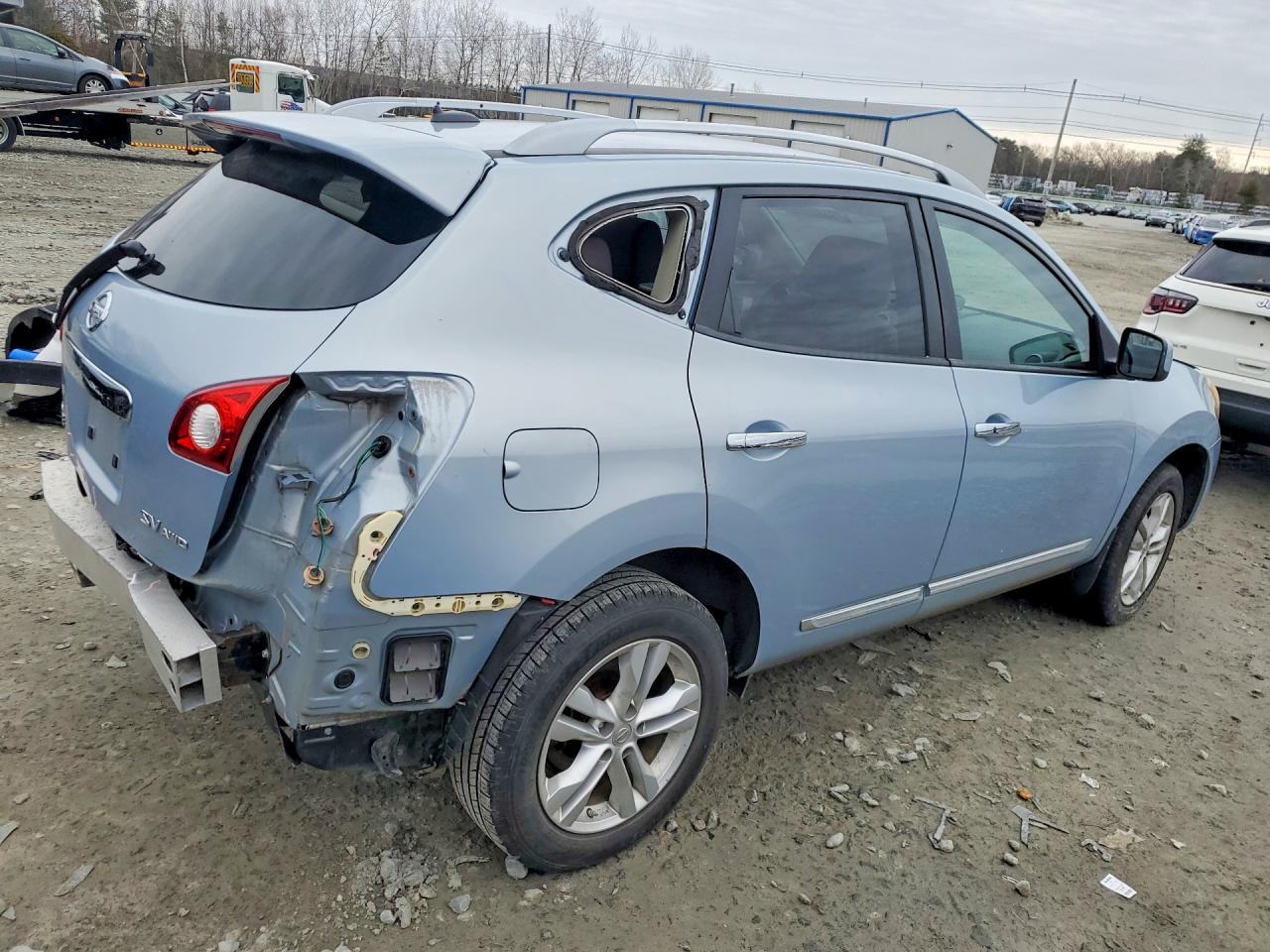 2013 Nissan Rogue S Синий vin: JN8AS5MV4DW144238