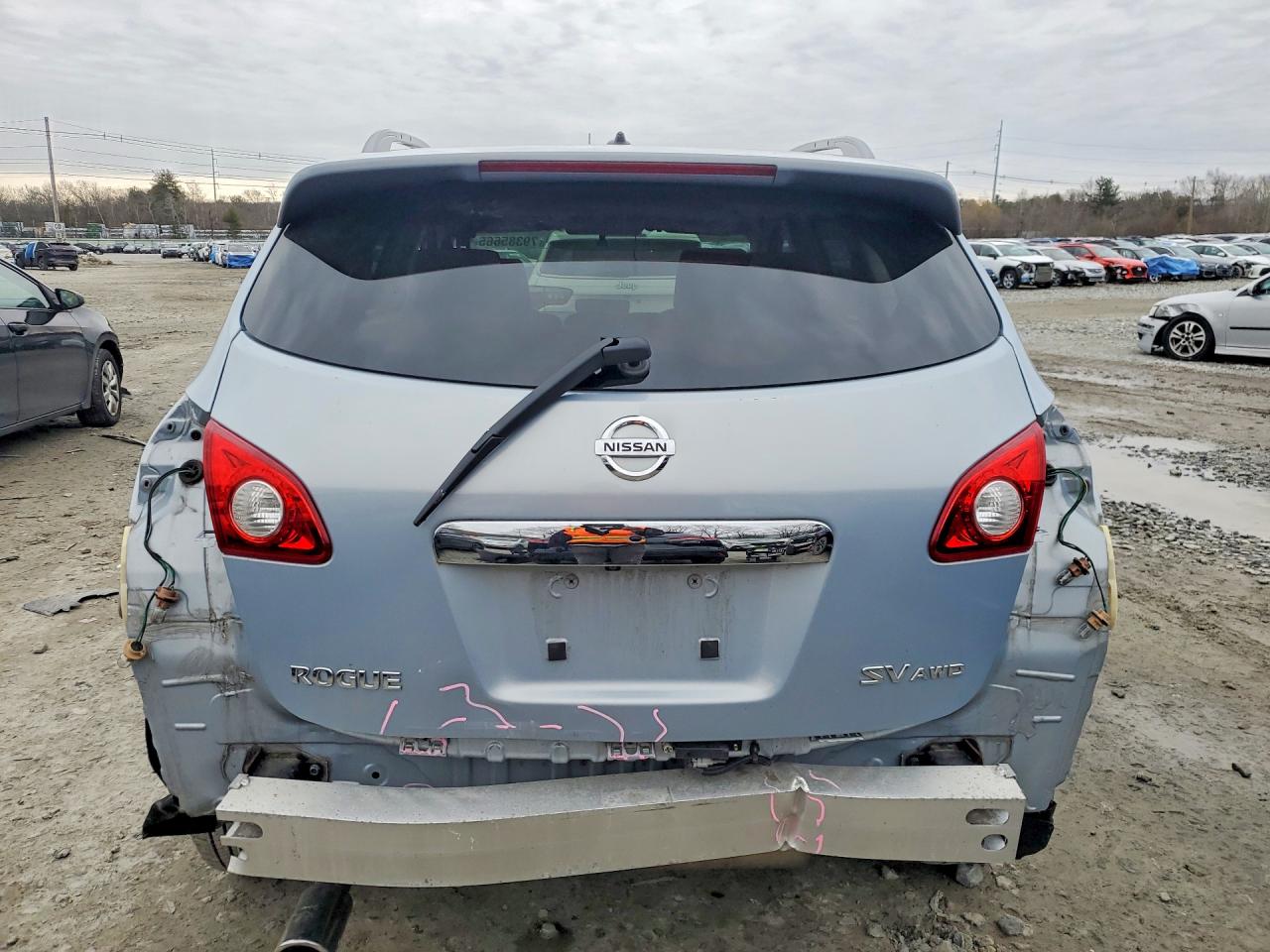 2013 Nissan Rogue S Синий vin: JN8AS5MV4DW144238