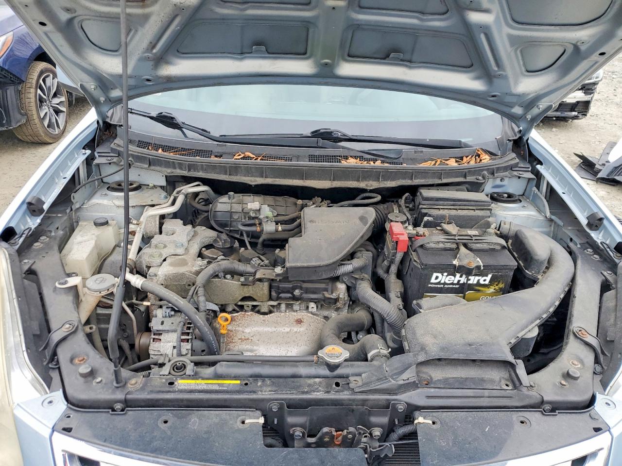 2013 Nissan Rogue S Синий vin: JN8AS5MV4DW144238