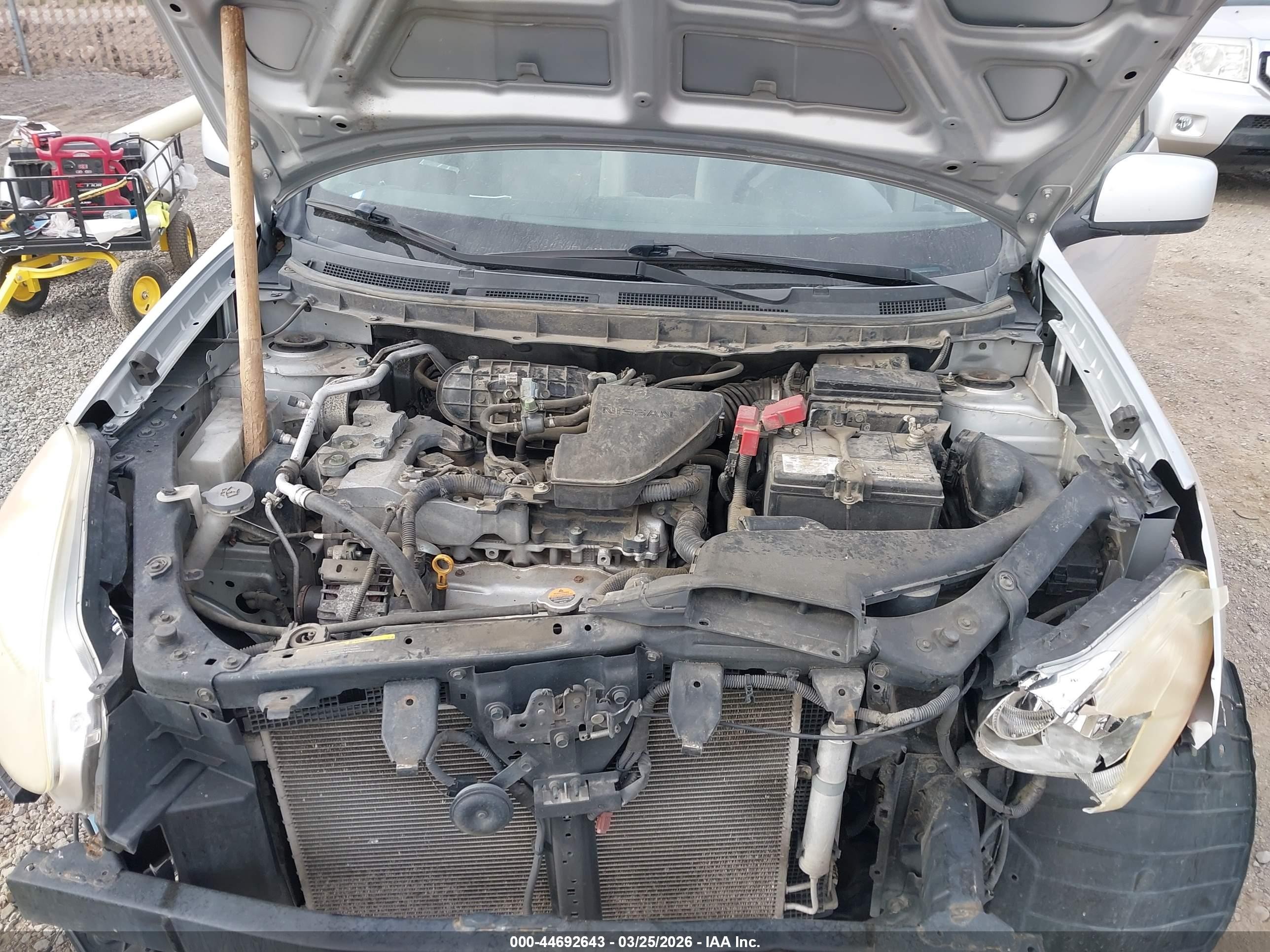 2013 Nissan Rogue S Silver vin: JN8AS5MV4DW147513