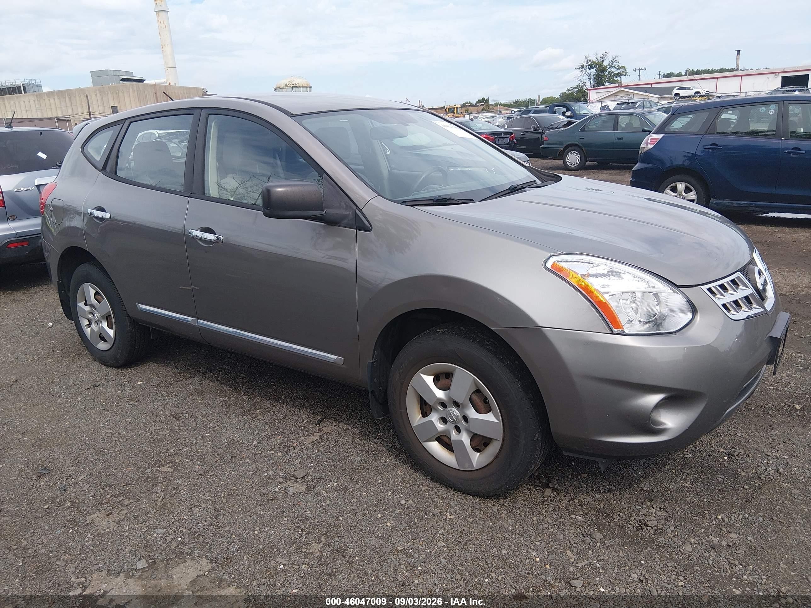 2013 Nissan Rogue S Gray vin: JN8AS5MV4DW600674