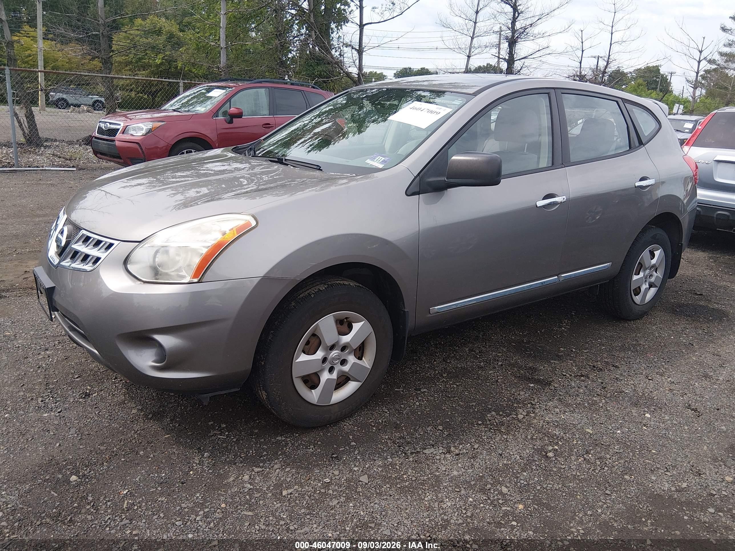 2013 Nissan Rogue S Gray vin: JN8AS5MV4DW600674