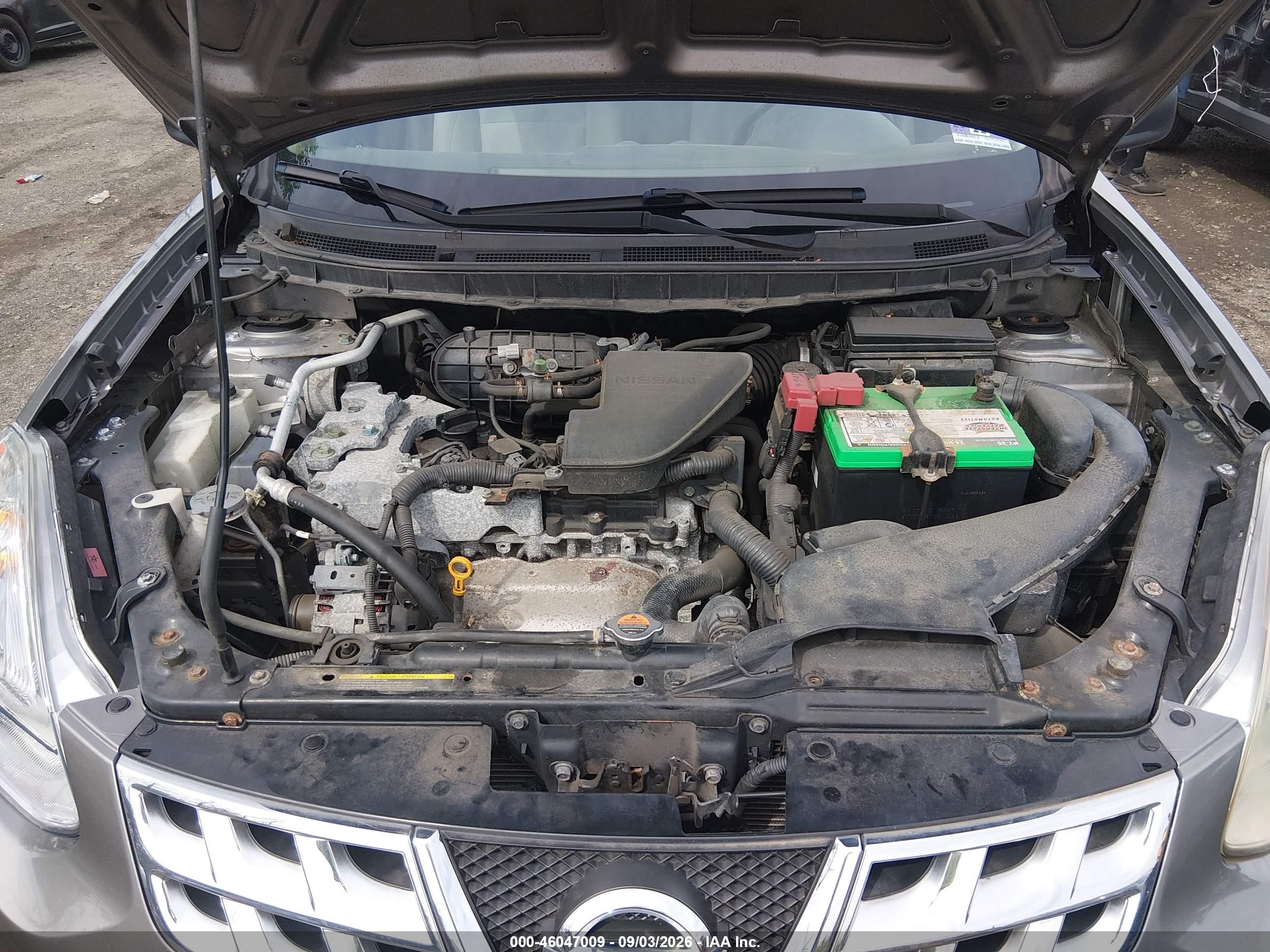 2013 Nissan Rogue S Gray vin: JN8AS5MV4DW600674