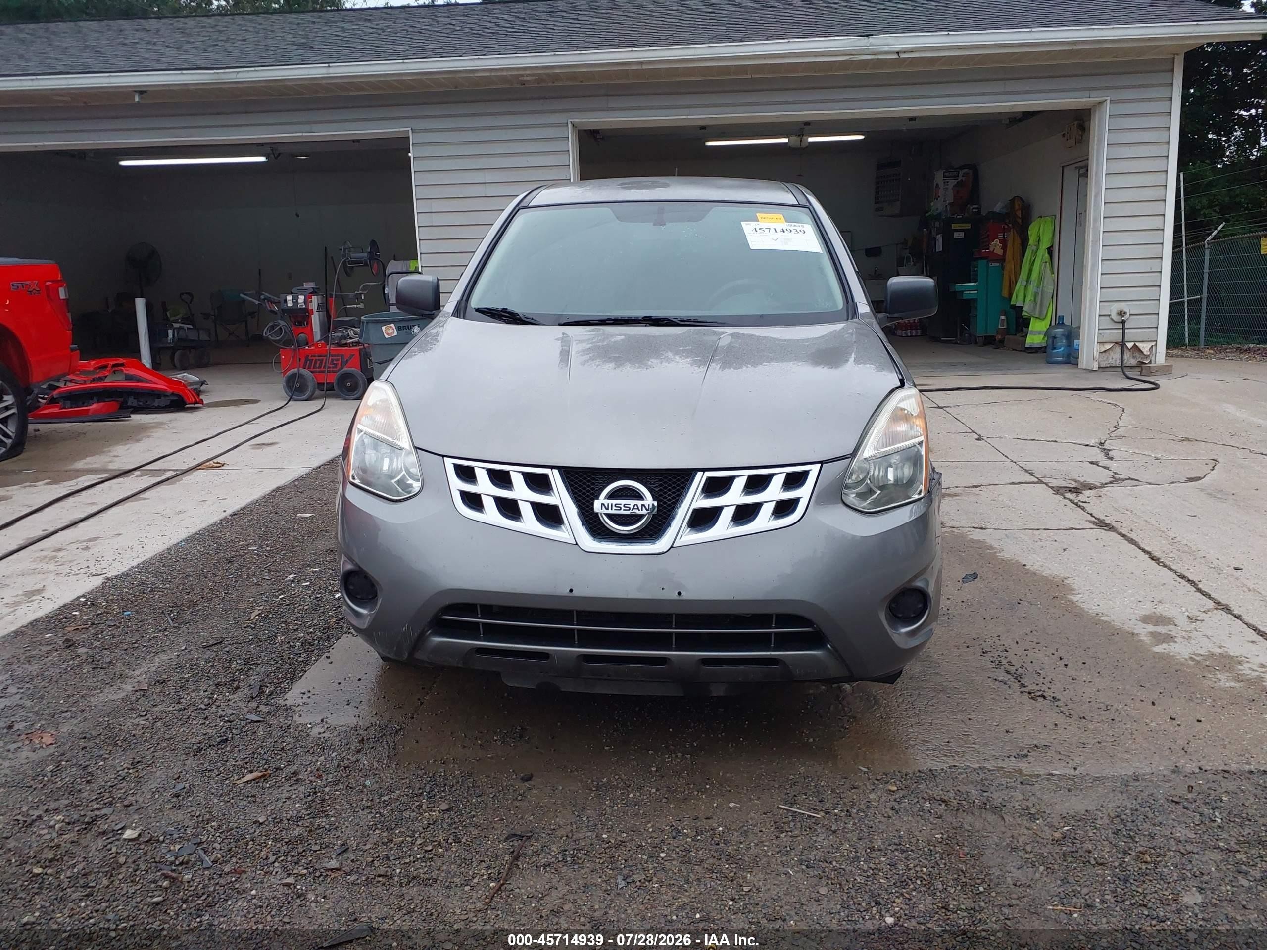 2013 Nissan Rogue S Silver vin: JN8AS5MV4DW602053