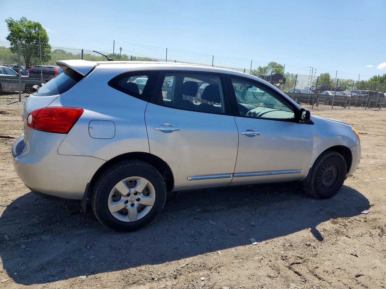 2013 Nissan Rogue S Silver vin: JN8AS5MV4DW603154