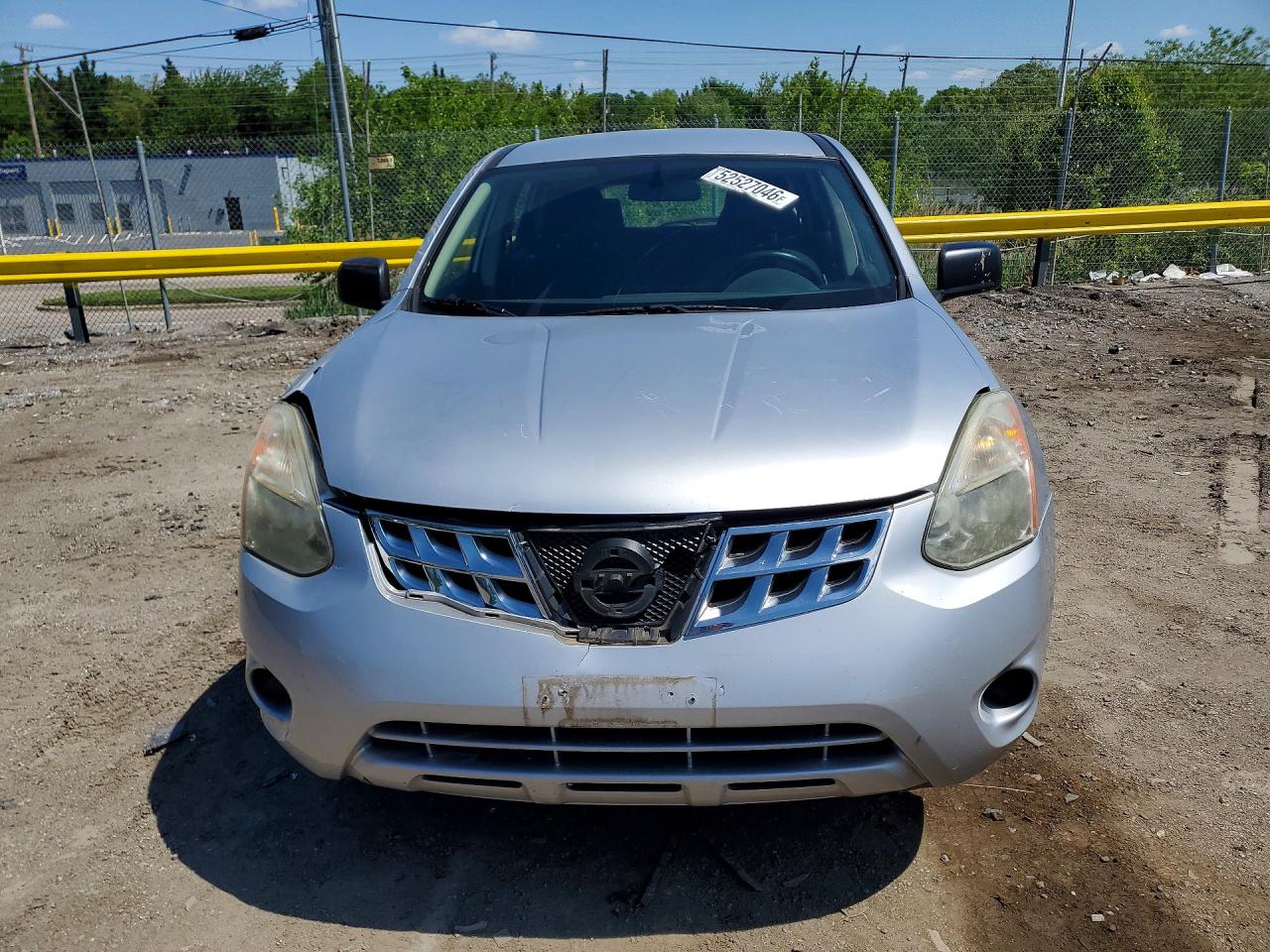 2013 Nissan Rogue S Silver vin: JN8AS5MV4DW603154