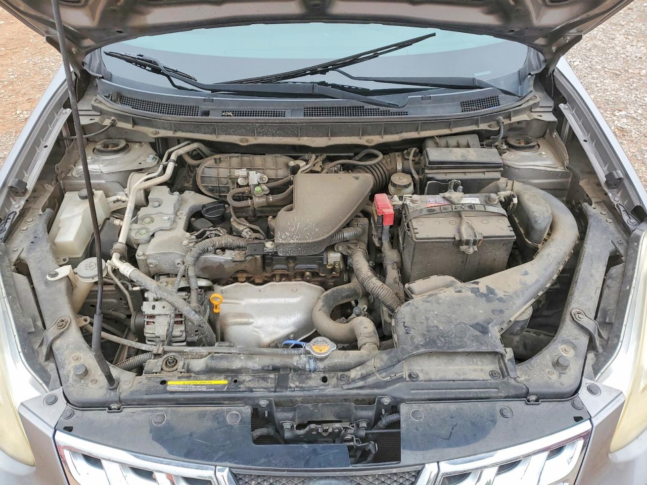 2013 Nissan Rogue S Серый vin: JN8AS5MV4DW604238