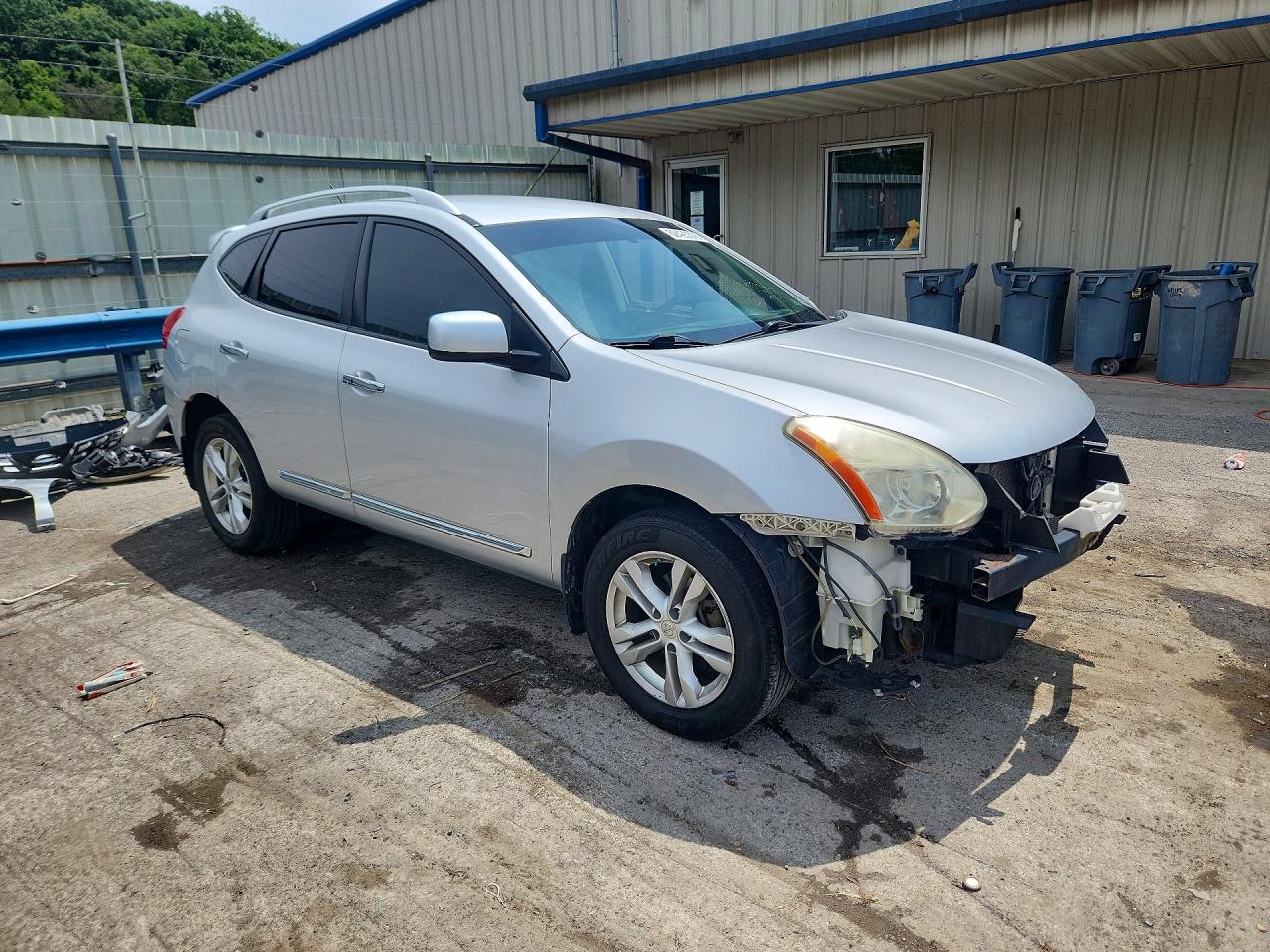 2013 Nissan Rogue S Серебряный vin: JN8AS5MV4DW614977