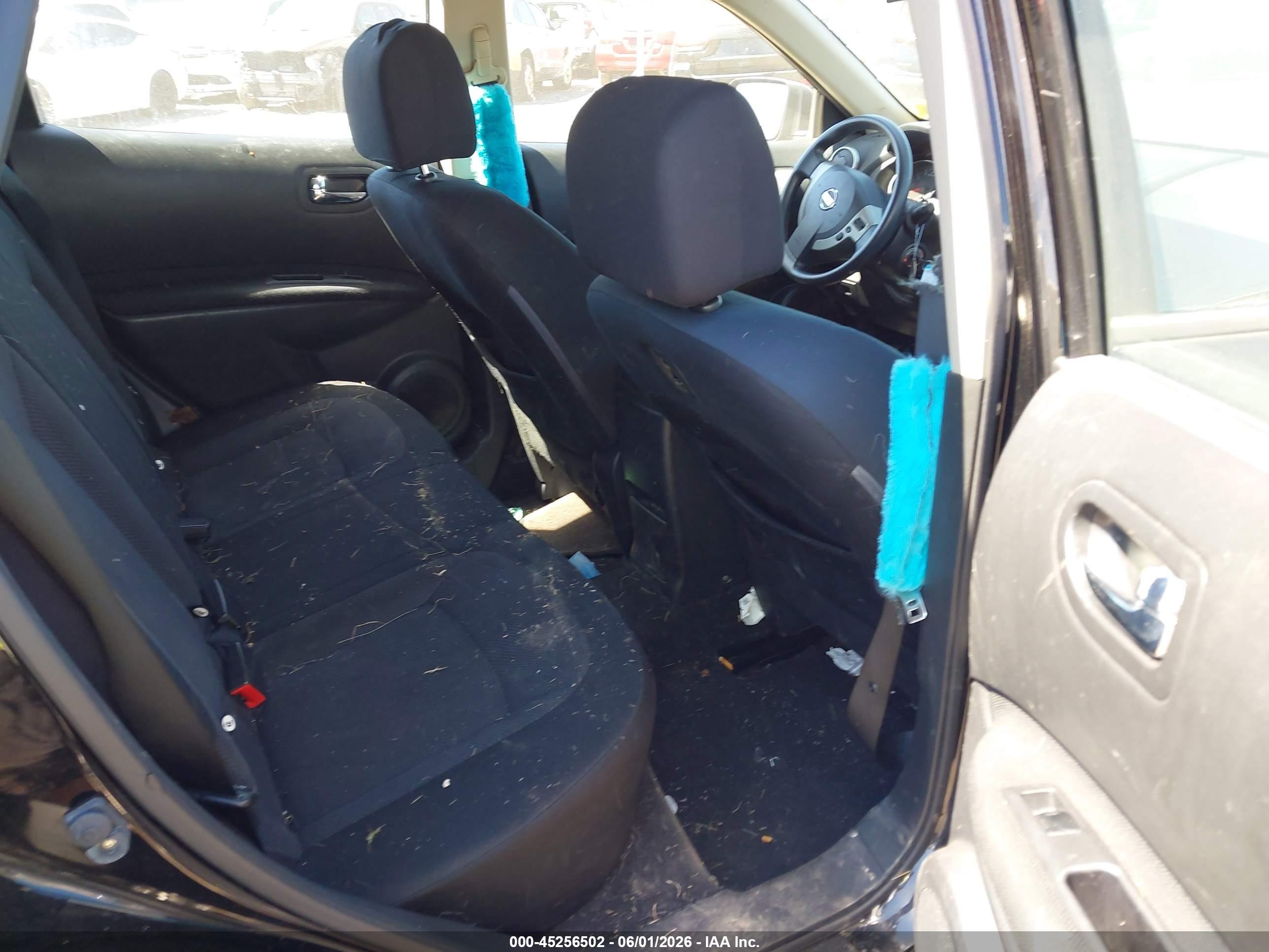2013 Nissan Rogue S Black vin: JN8AS5MV4DW616650