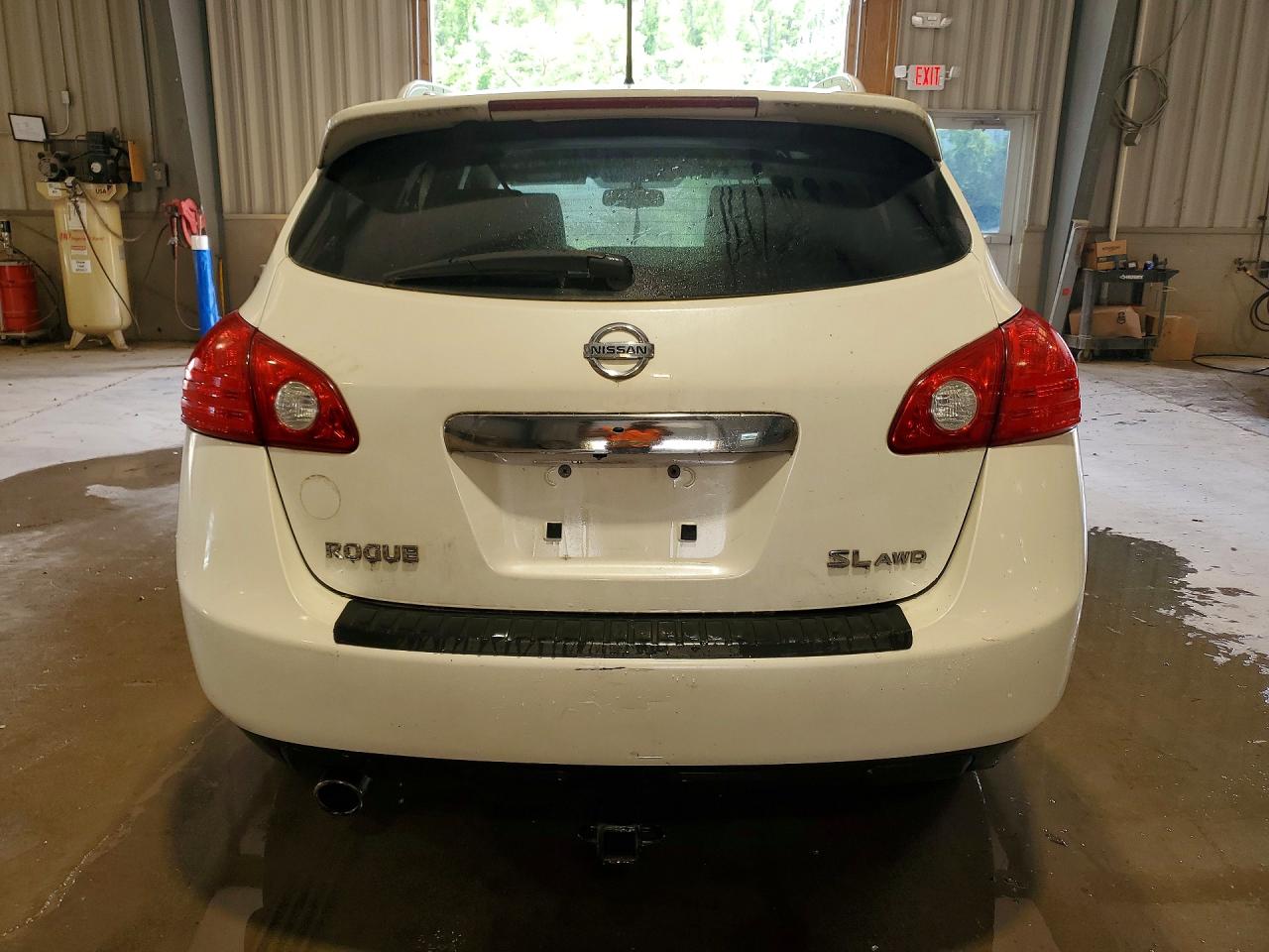 2013 Nissan Rogue S White vin: JN8AS5MV4DW617121