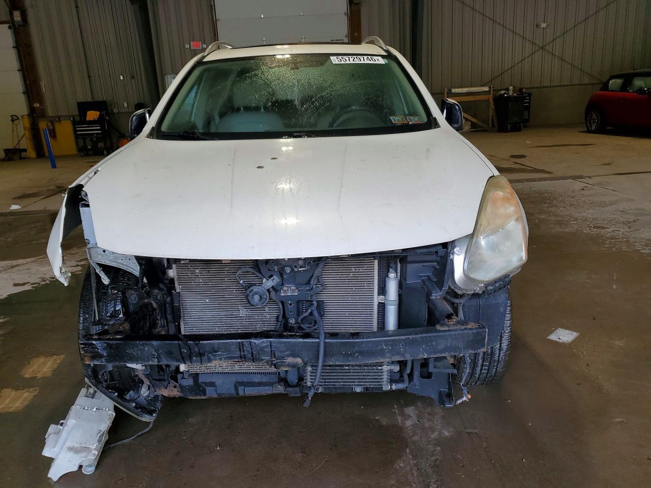 2013 Nissan Rogue S White vin: JN8AS5MV4DW617121