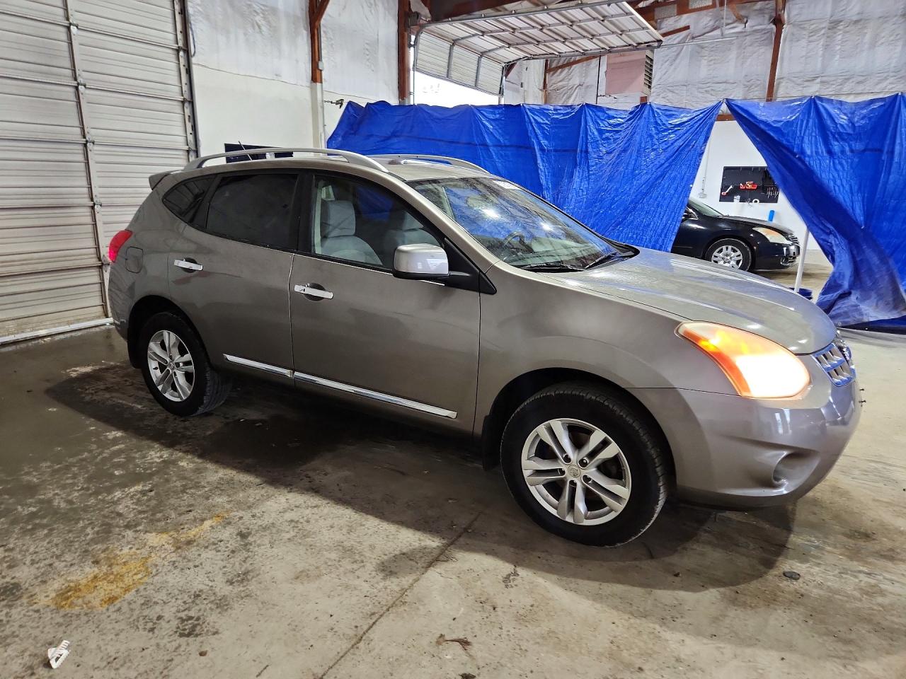 2013 Nissan Rogue S Gray vin: JN8AS5MV4DW621718