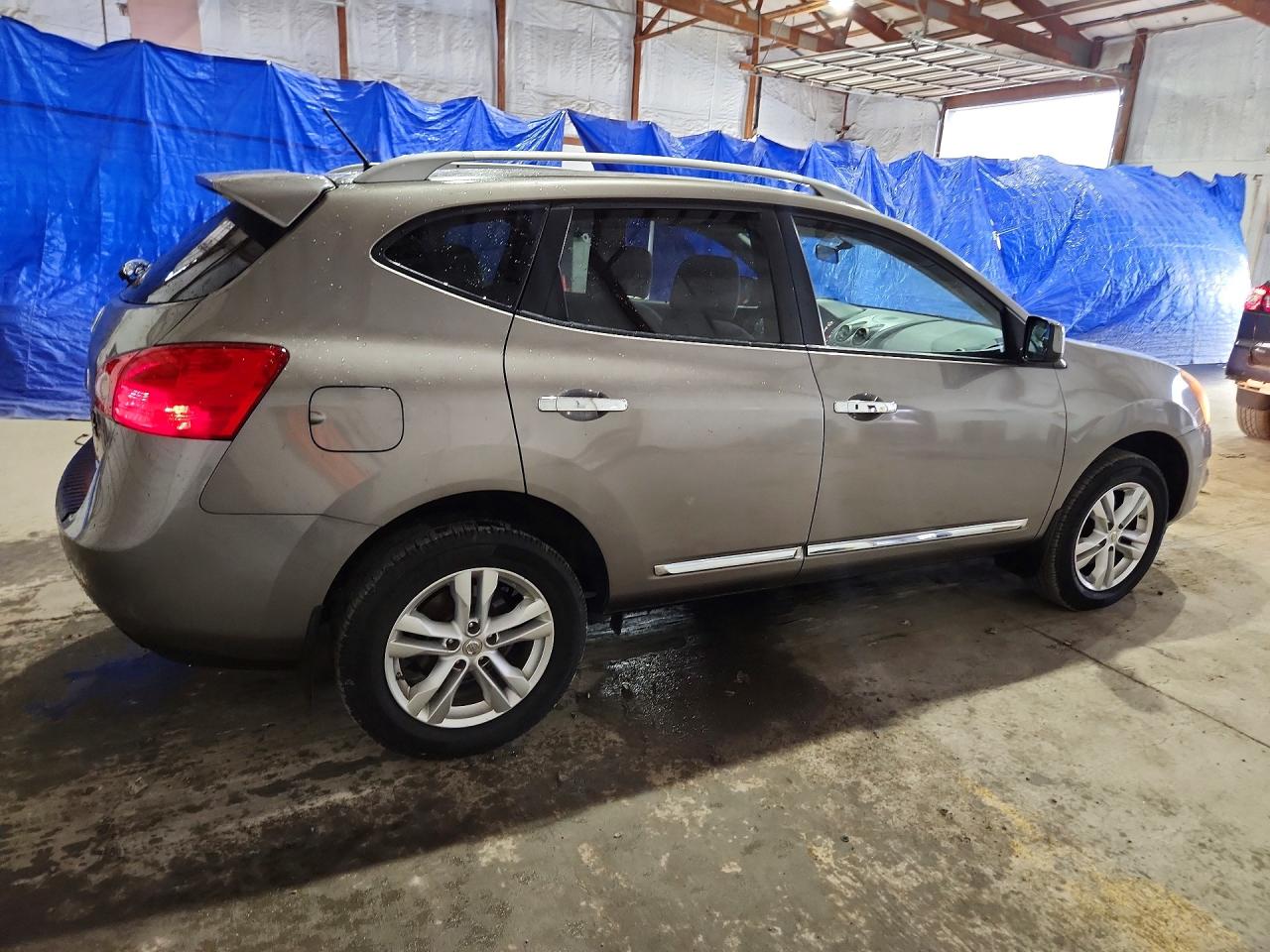 2013 Nissan Rogue S Gray vin: JN8AS5MV4DW621718