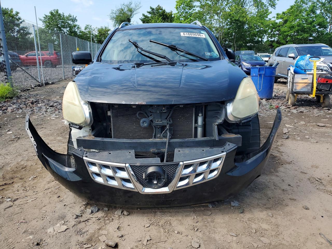 2013 Nissan Rogue S Black vin: JN8AS5MV4DW621881