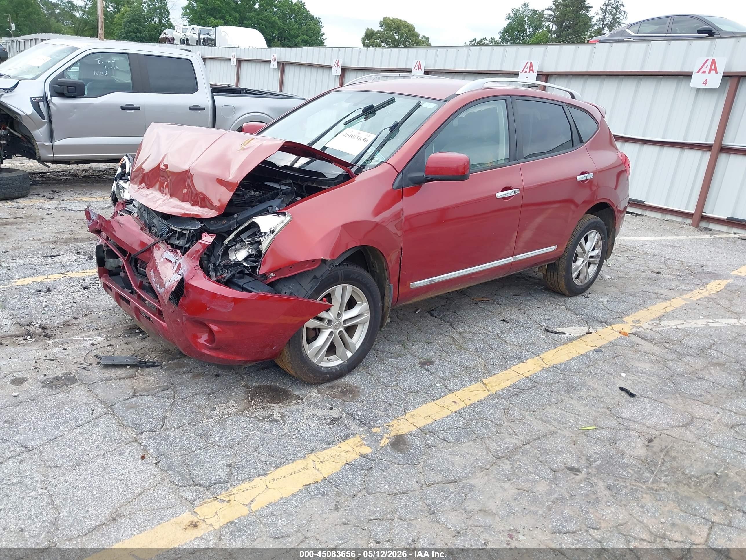 2013 Nissan Rogue Sv Red vin: JN8AS5MV4DW621931