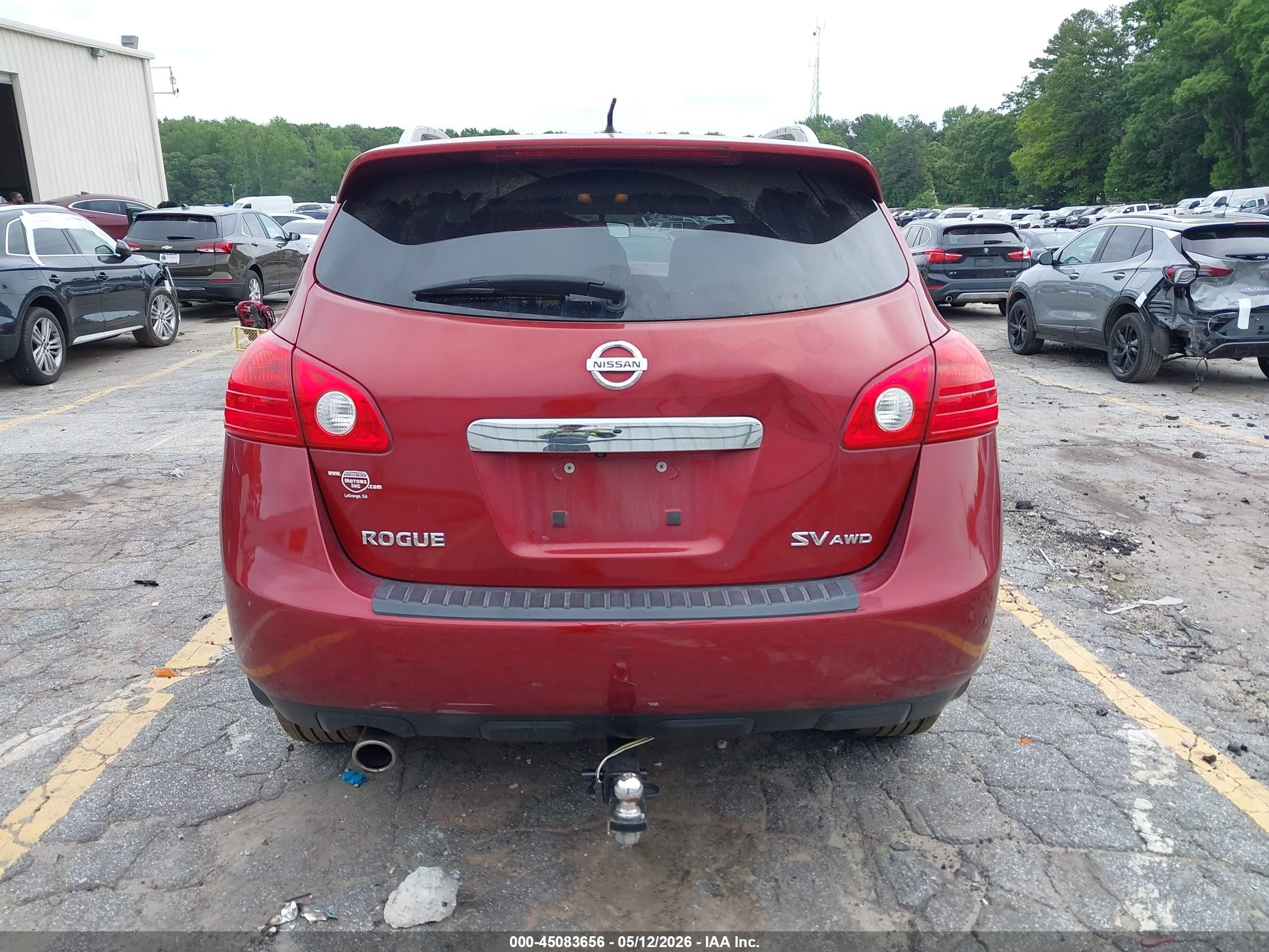 2013 Nissan Rogue Sv Red vin: JN8AS5MV4DW621931