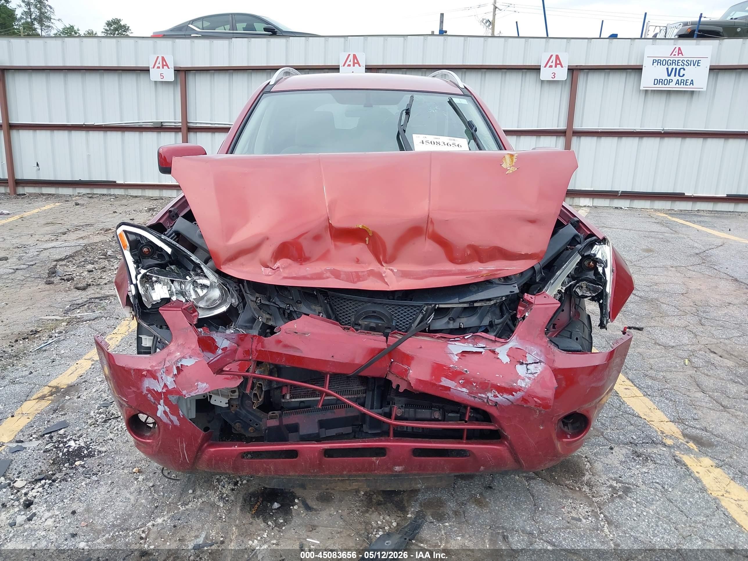 2013 Nissan Rogue Sv Red vin: JN8AS5MV4DW621931