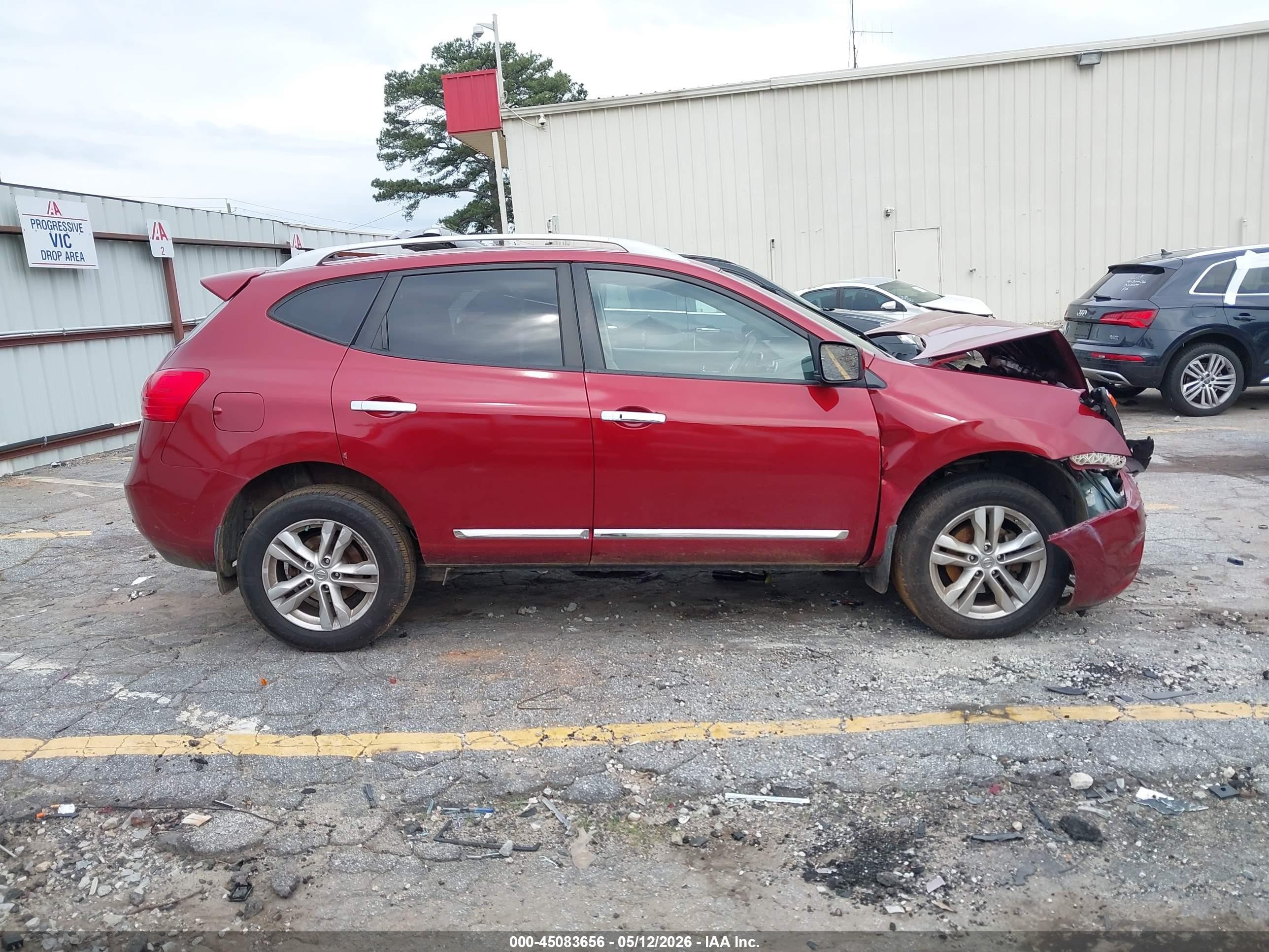 2013 Nissan Rogue Sv Red vin: JN8AS5MV4DW621931