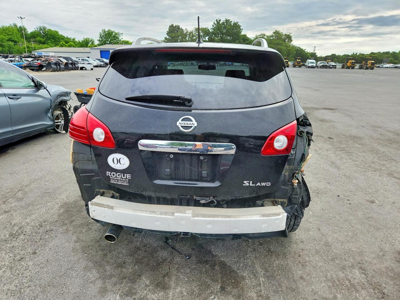 2013 Nissan Rogue S Black vin: JN8AS5MV4DW623176