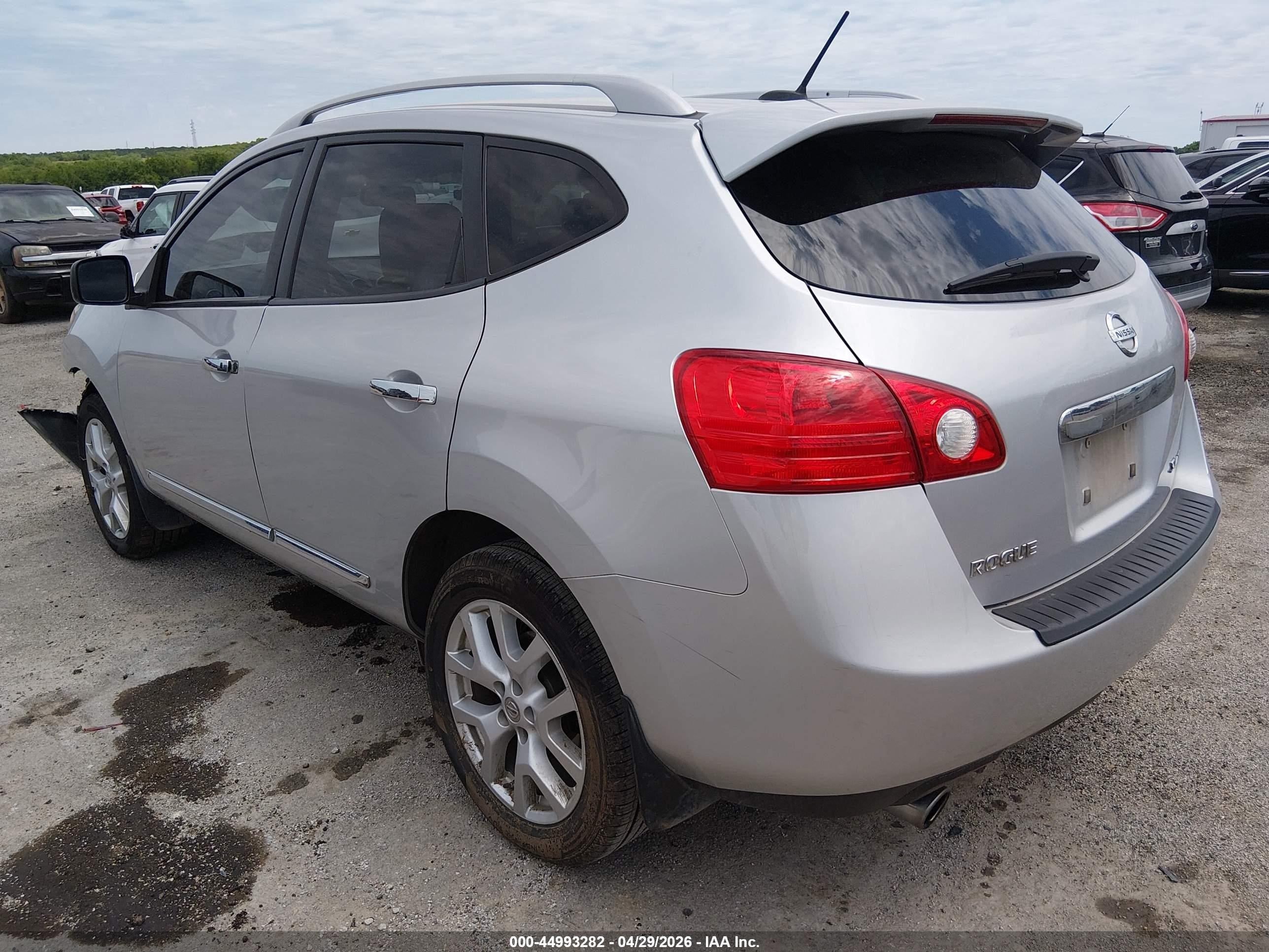 2013 Nissan Rogue Sv W/sl Pkg Silver vin: JN8AS5MV4DW625025