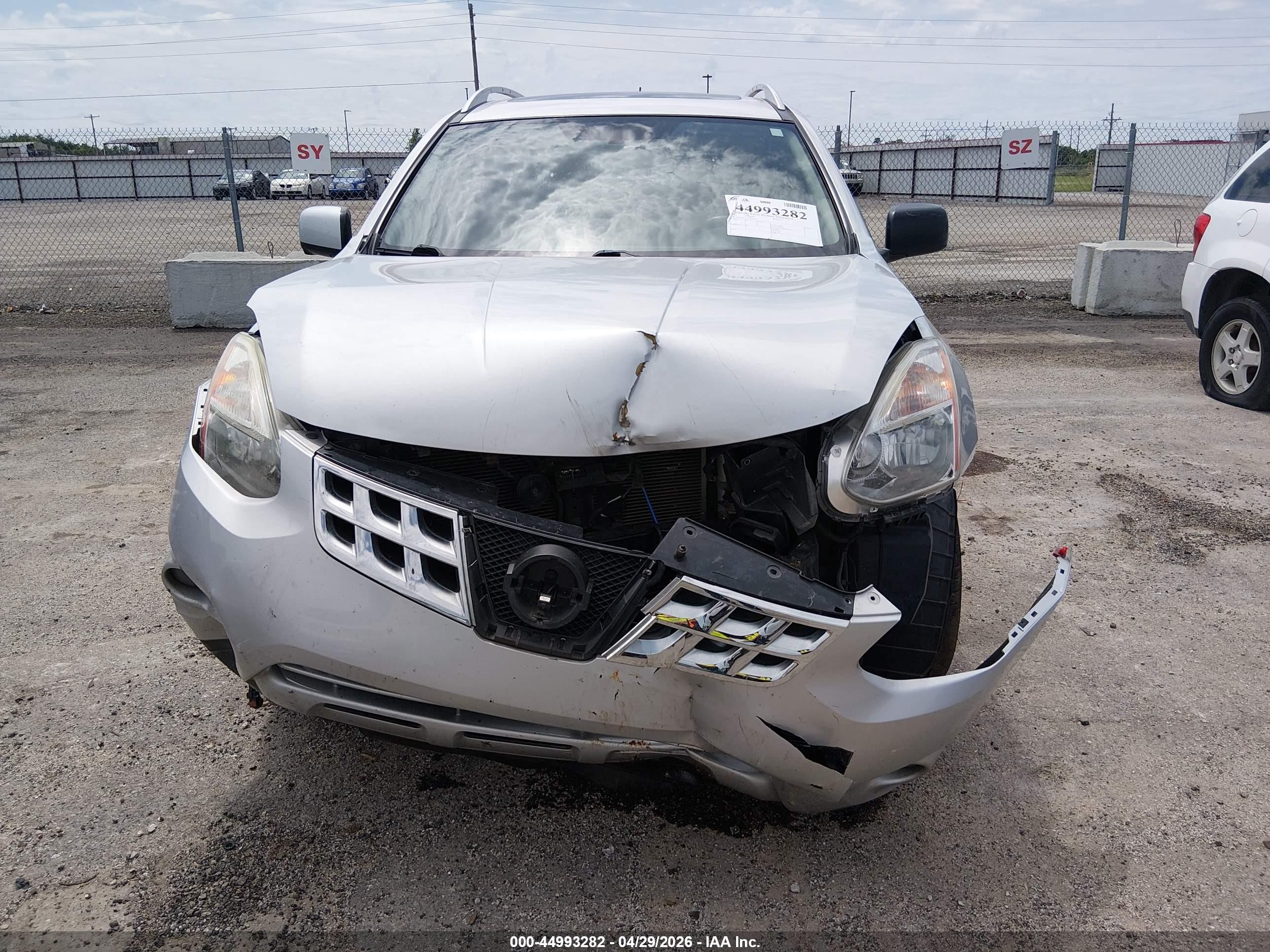 2013 Nissan Rogue Sv W/sl Pkg Silver vin: JN8AS5MV4DW625025