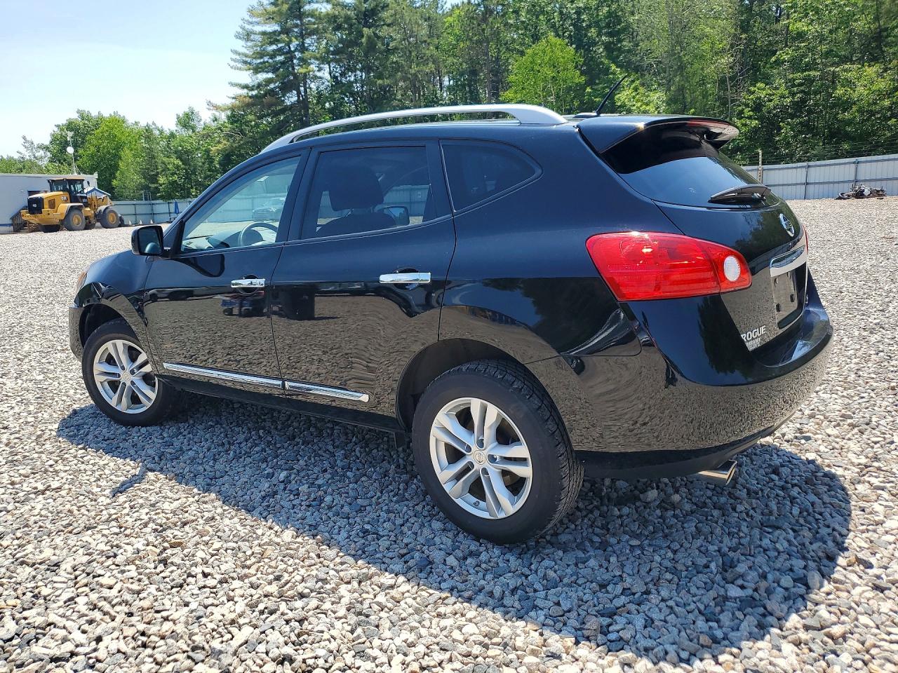 2013 Nissan Rogue S Black vin: JN8AS5MV4DW629592