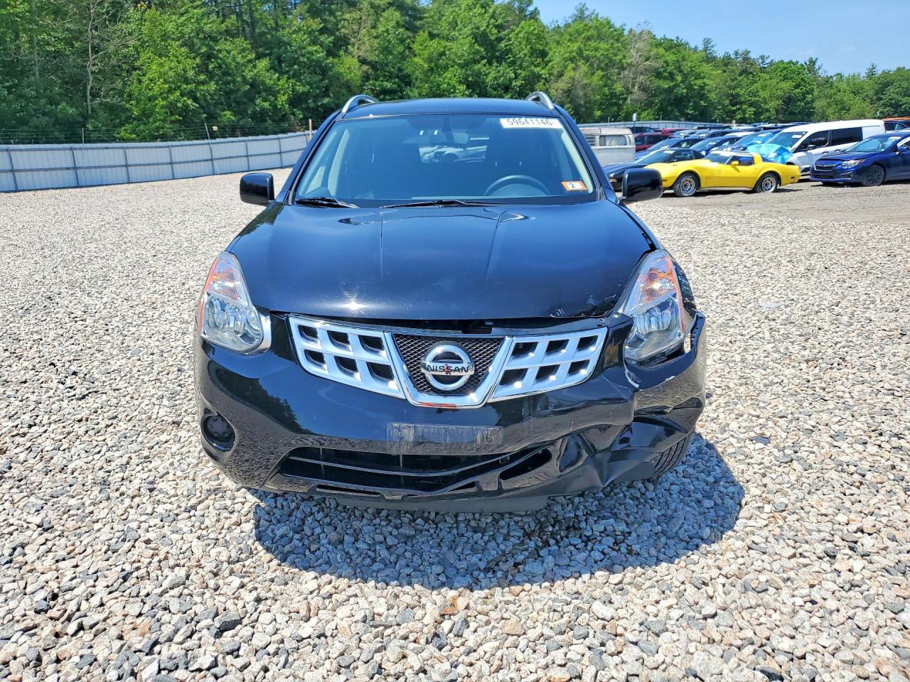 2013 Nissan Rogue S Black vin: JN8AS5MV4DW629592