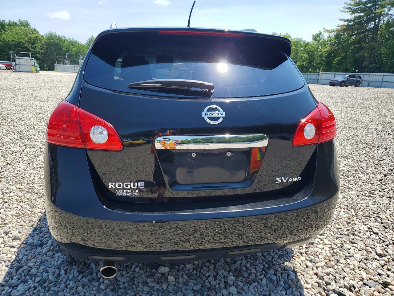 2013 Nissan Rogue S Black vin: JN8AS5MV4DW629592