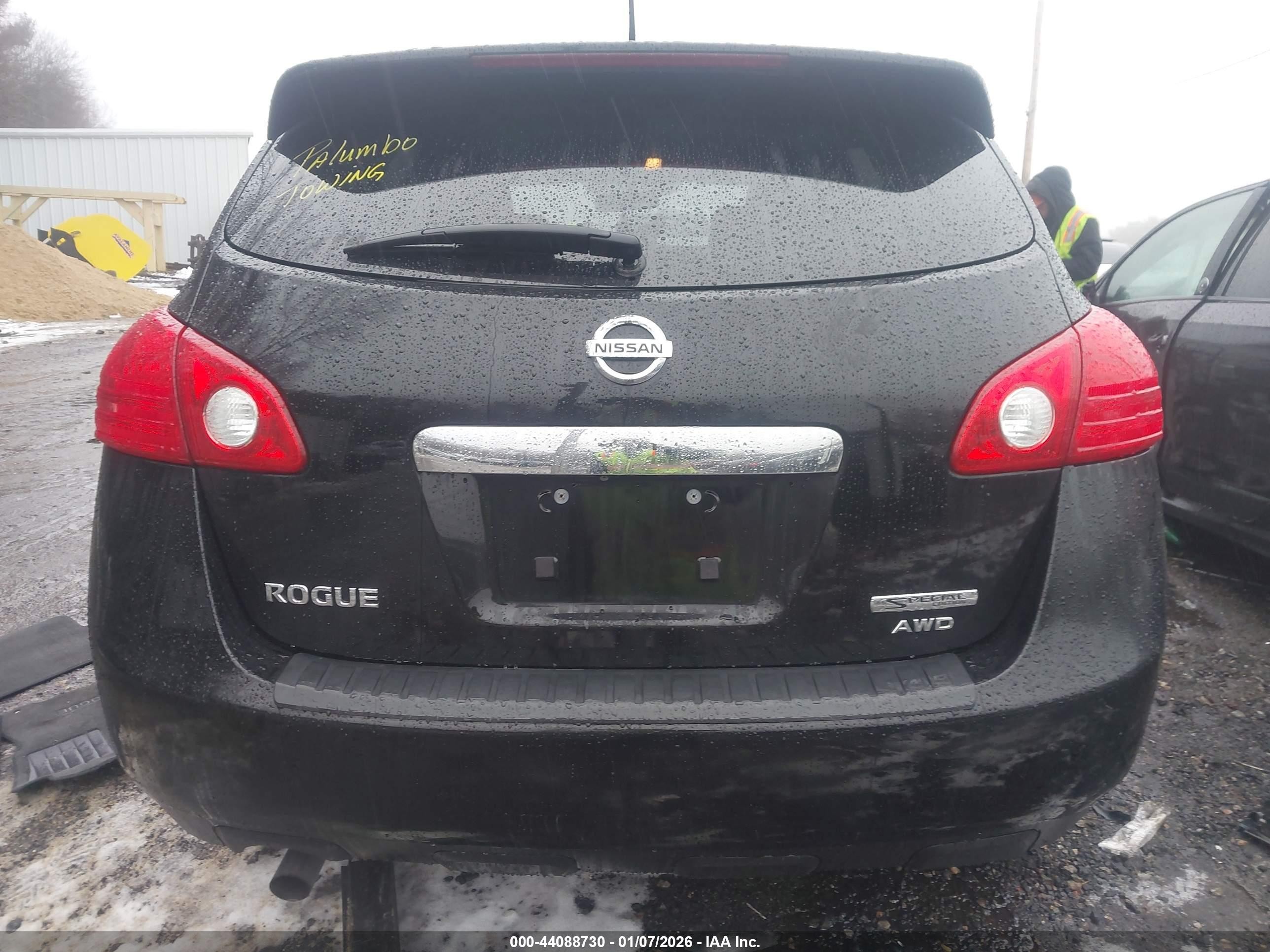 2013 Nissan Rogue S Black vin: JN8AS5MV4DW633965