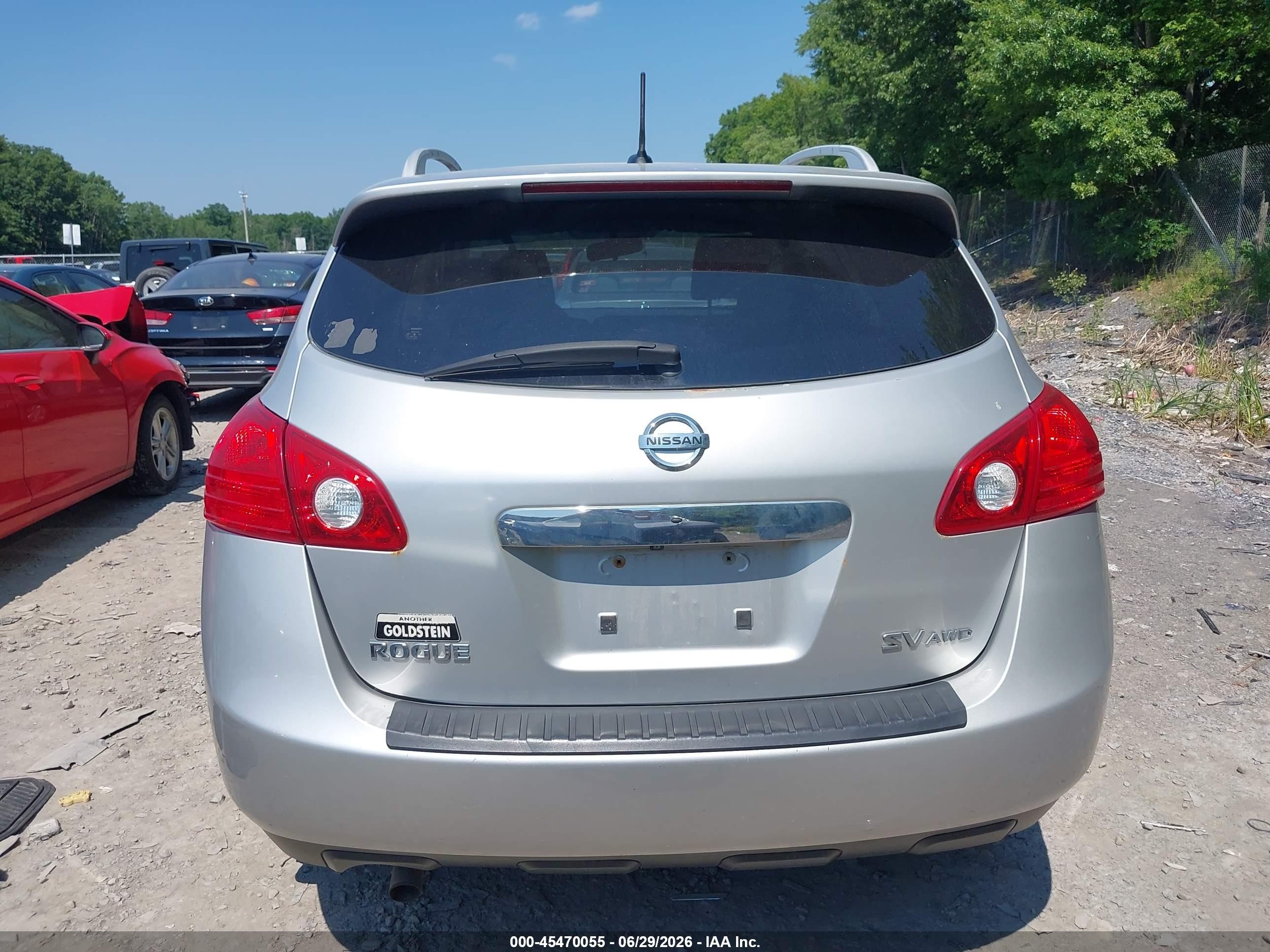 2013 Nissan Rogue Sv Silver vin: JN8AS5MV4DW636025