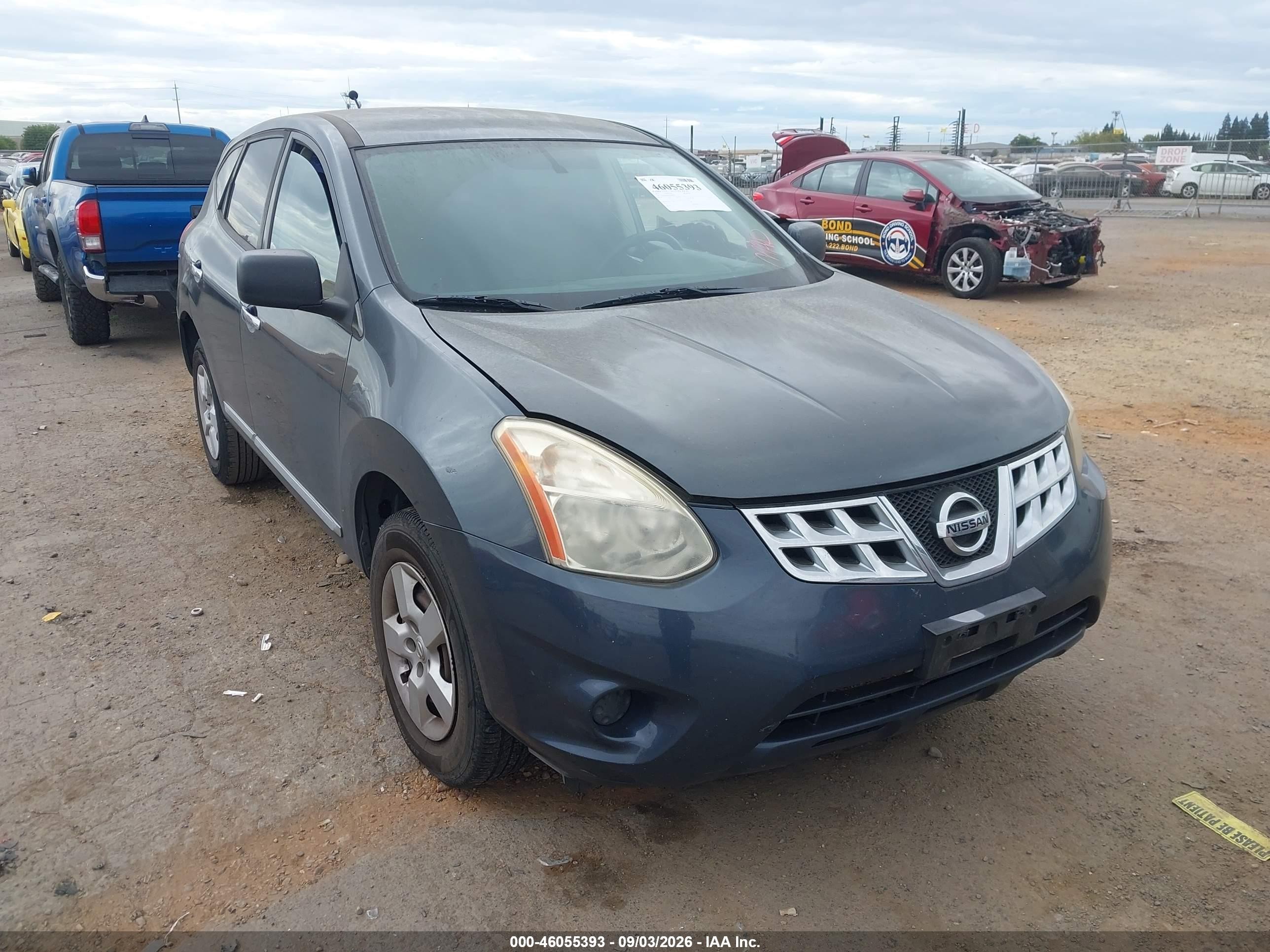 2013 Nissan Rogue S Gray vin: JN8AS5MV4DW643413
