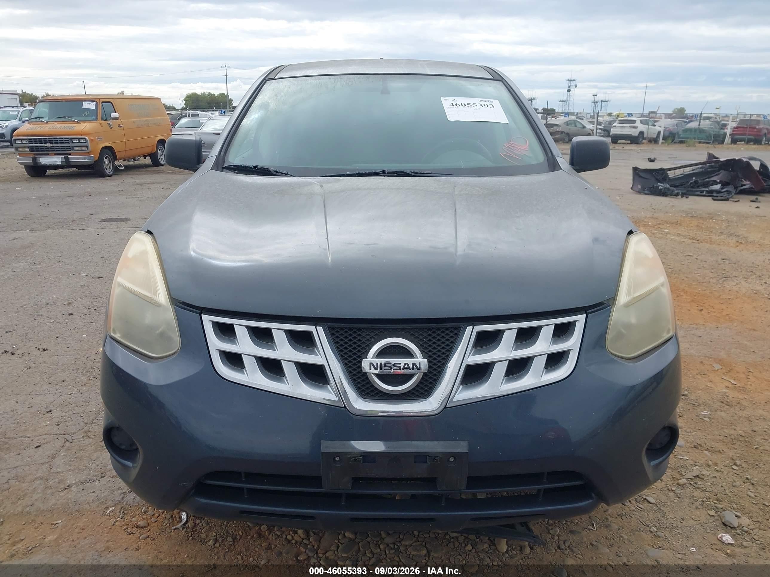 2013 Nissan Rogue S Gray vin: JN8AS5MV4DW643413