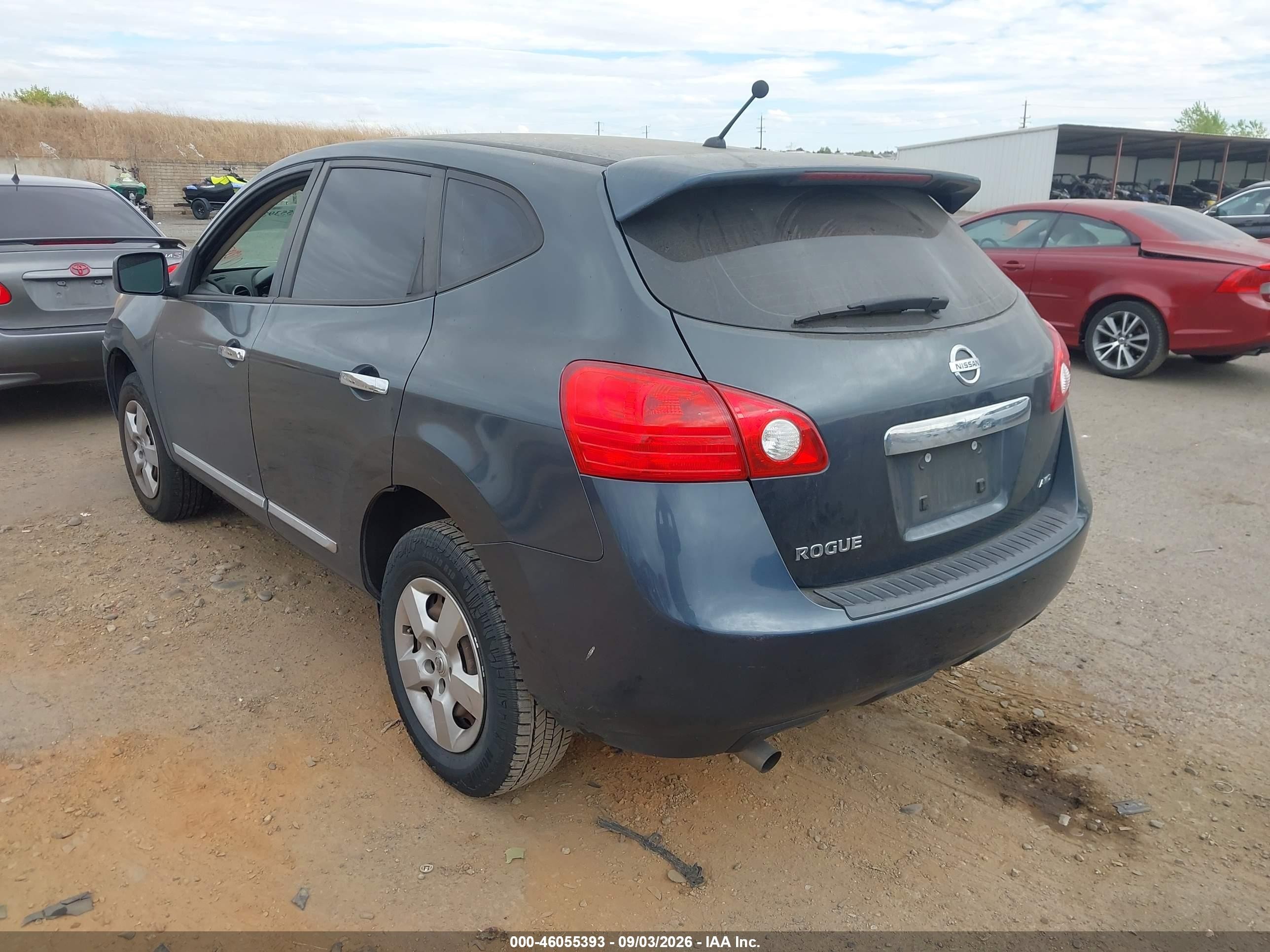 2013 Nissan Rogue S Gray vin: JN8AS5MV4DW643413