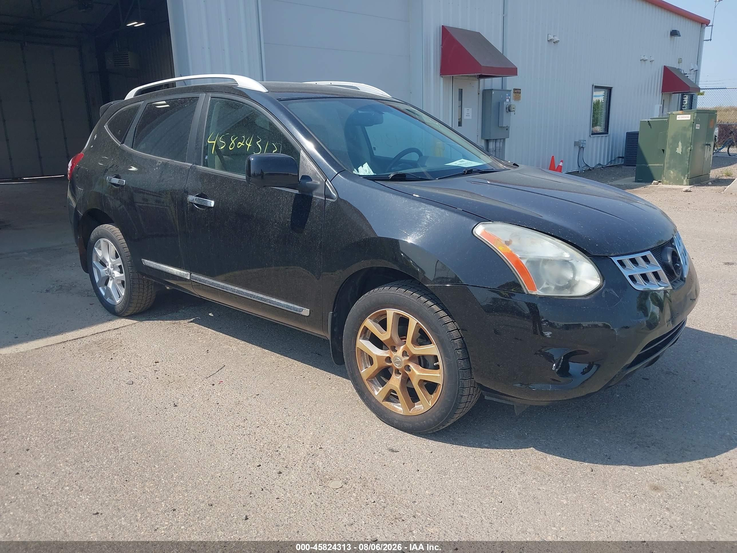 2013 Nissan Rogue Sv W/sl Pkg Black vin: JN8AS5MV4DW645890