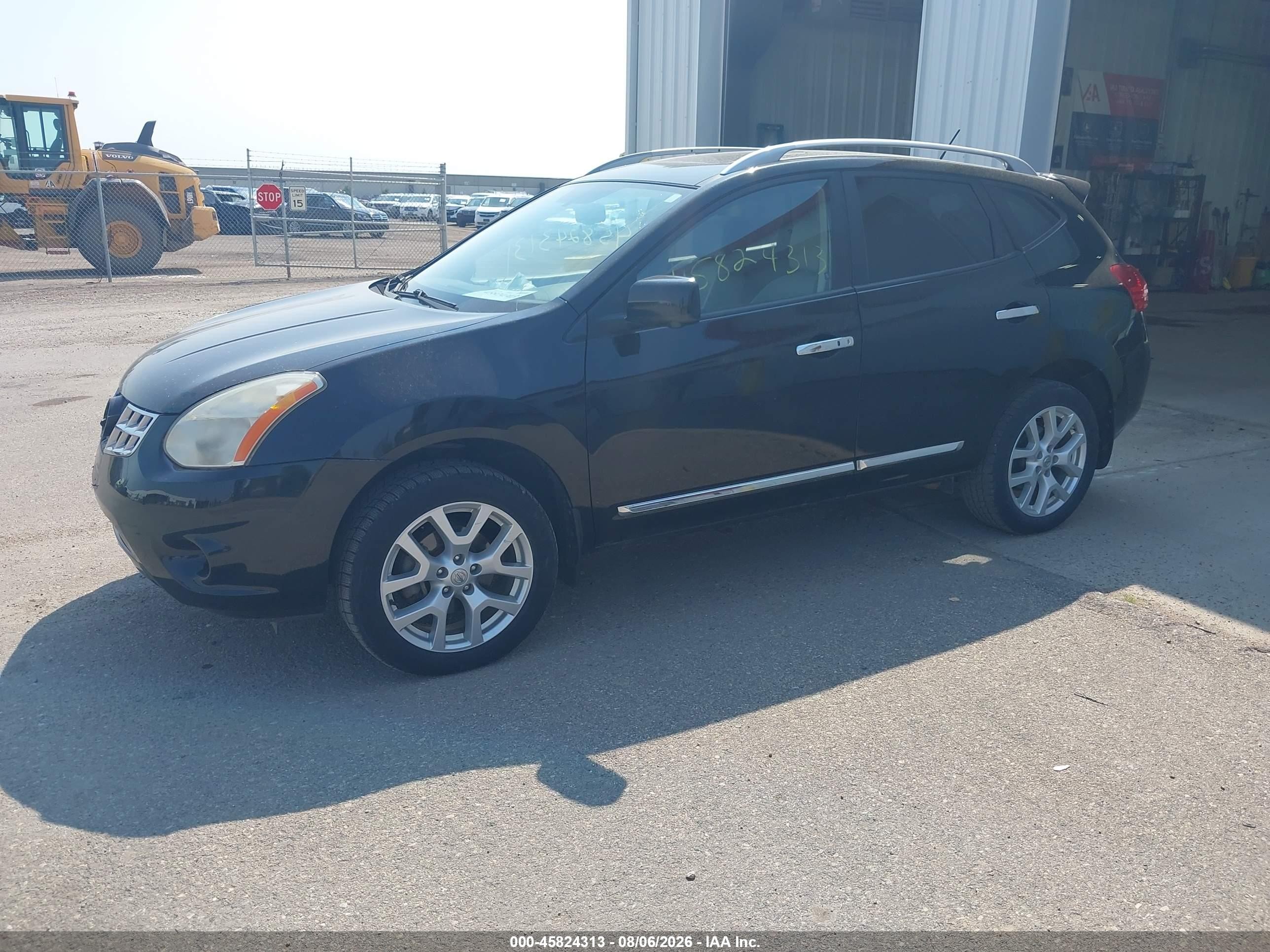 2013 Nissan Rogue Sv W/sl Pkg Black vin: JN8AS5MV4DW645890