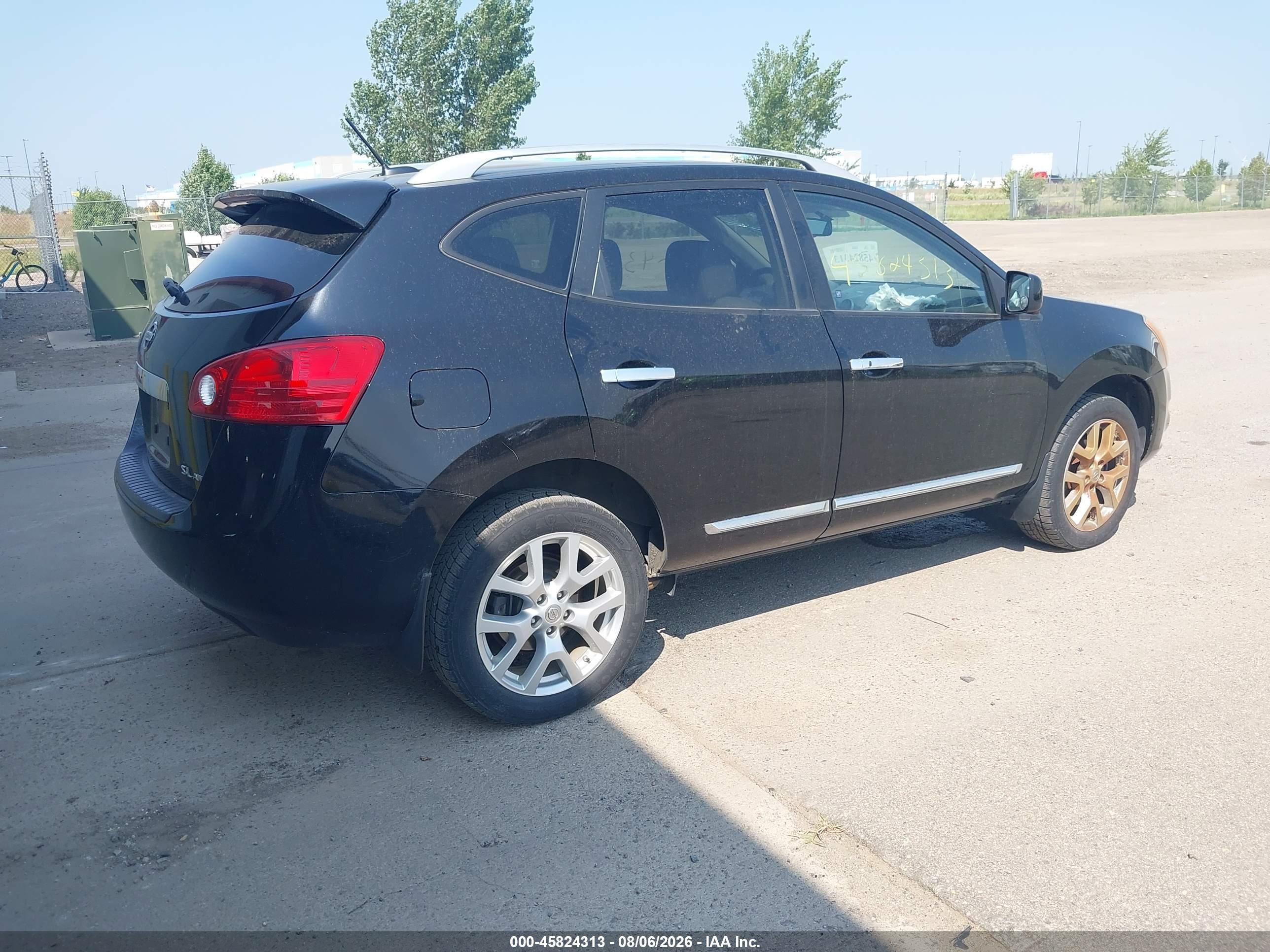 2013 Nissan Rogue Sv W/sl Pkg Black vin: JN8AS5MV4DW645890