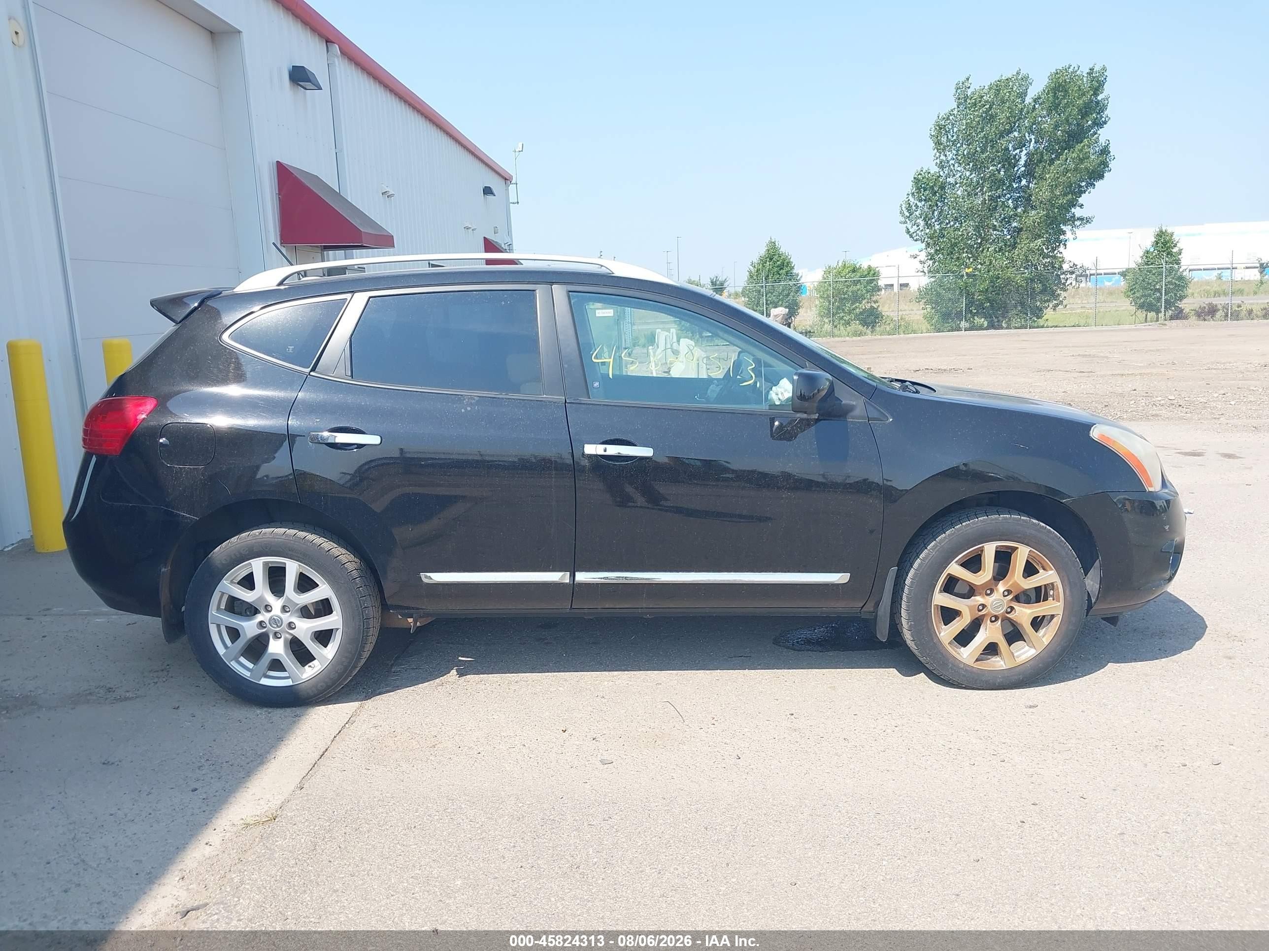 2013 Nissan Rogue Sv W/sl Pkg Black vin: JN8AS5MV4DW645890
