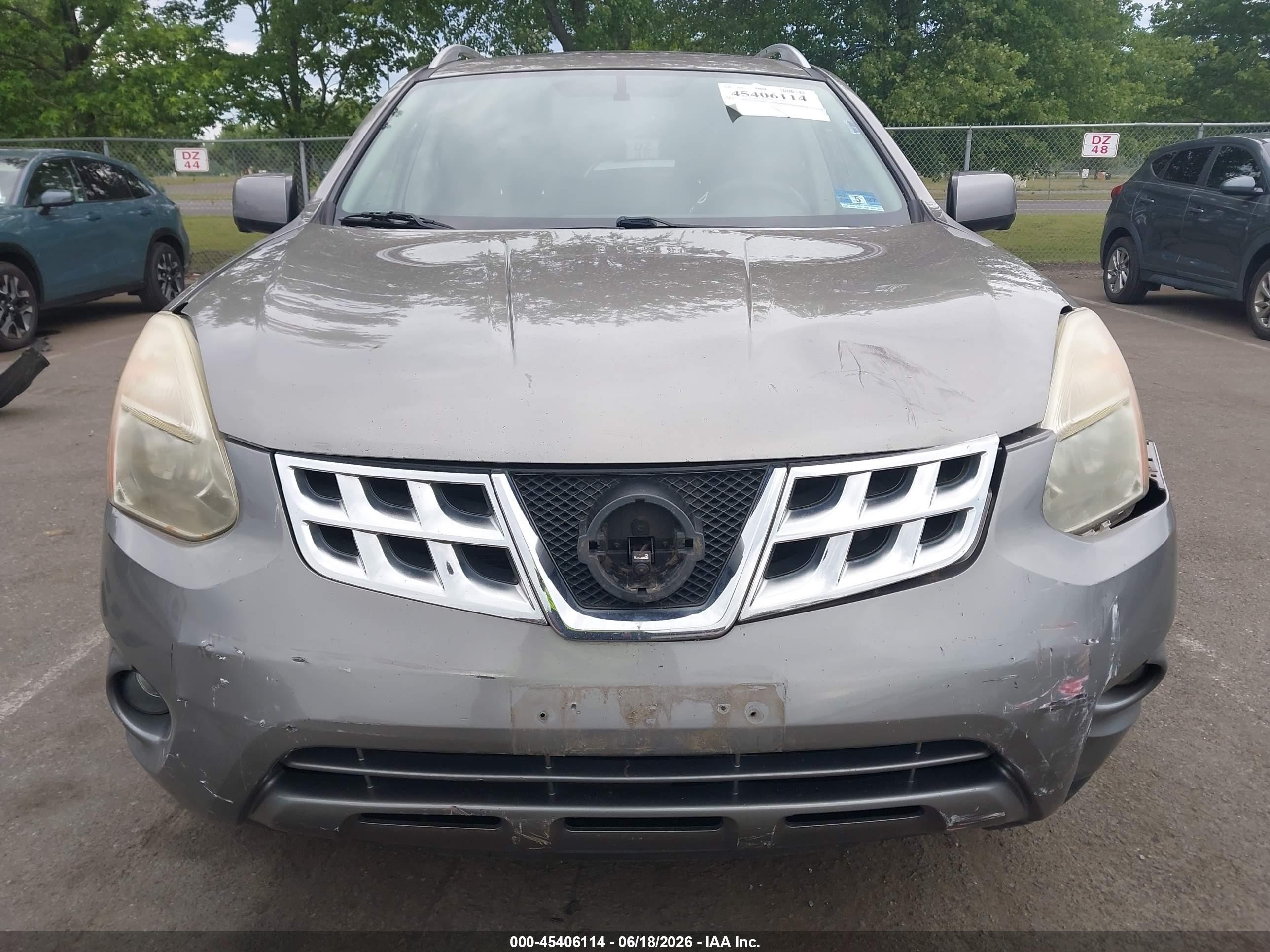 2013 Nissan Rogue Sv W/sl Pkg Серый vin: JN8AS5MV4DW646702