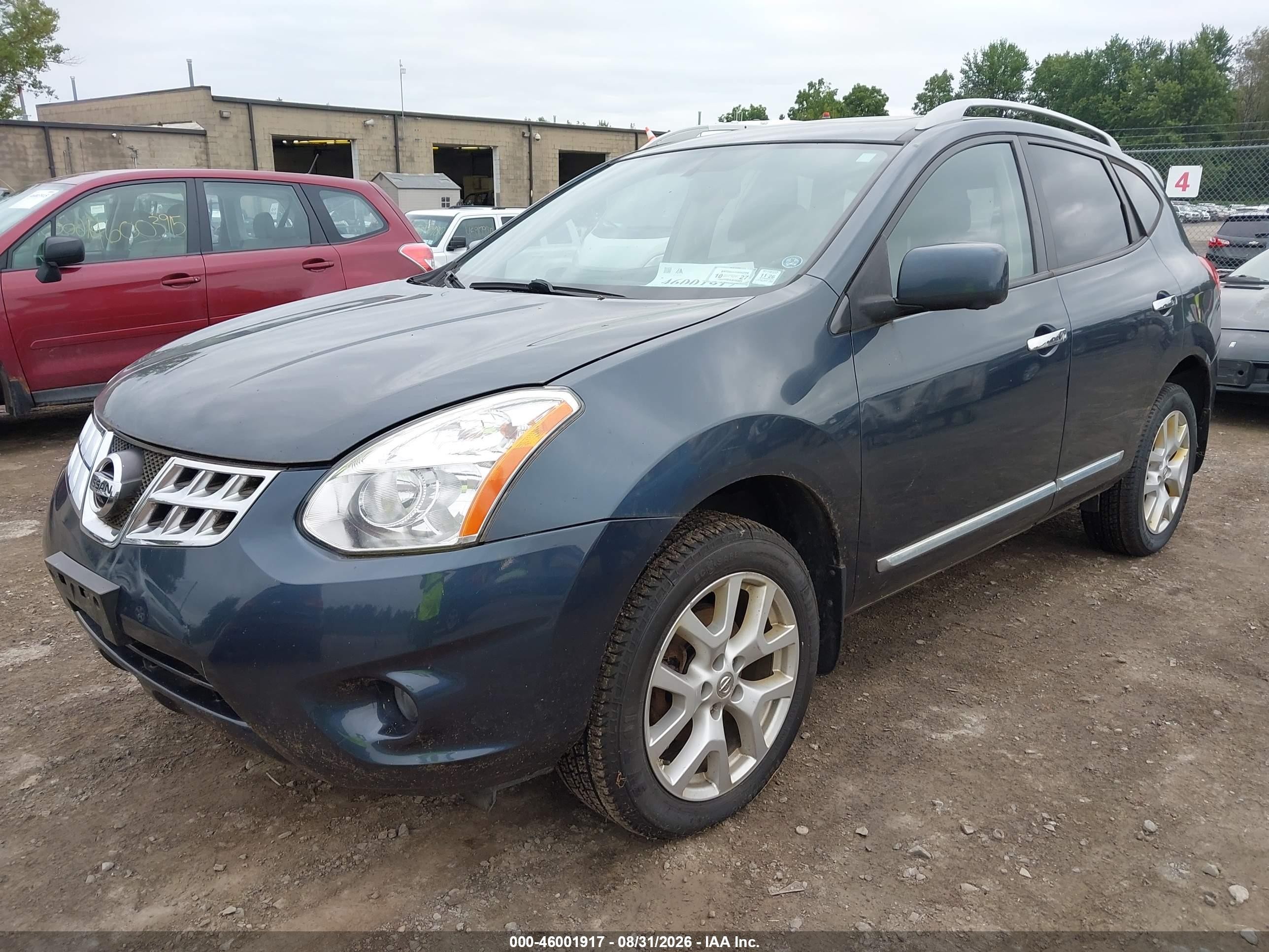 2013 Nissan Rogue Sv W/sl Pkg Blue vin: JN8AS5MV4DW647056