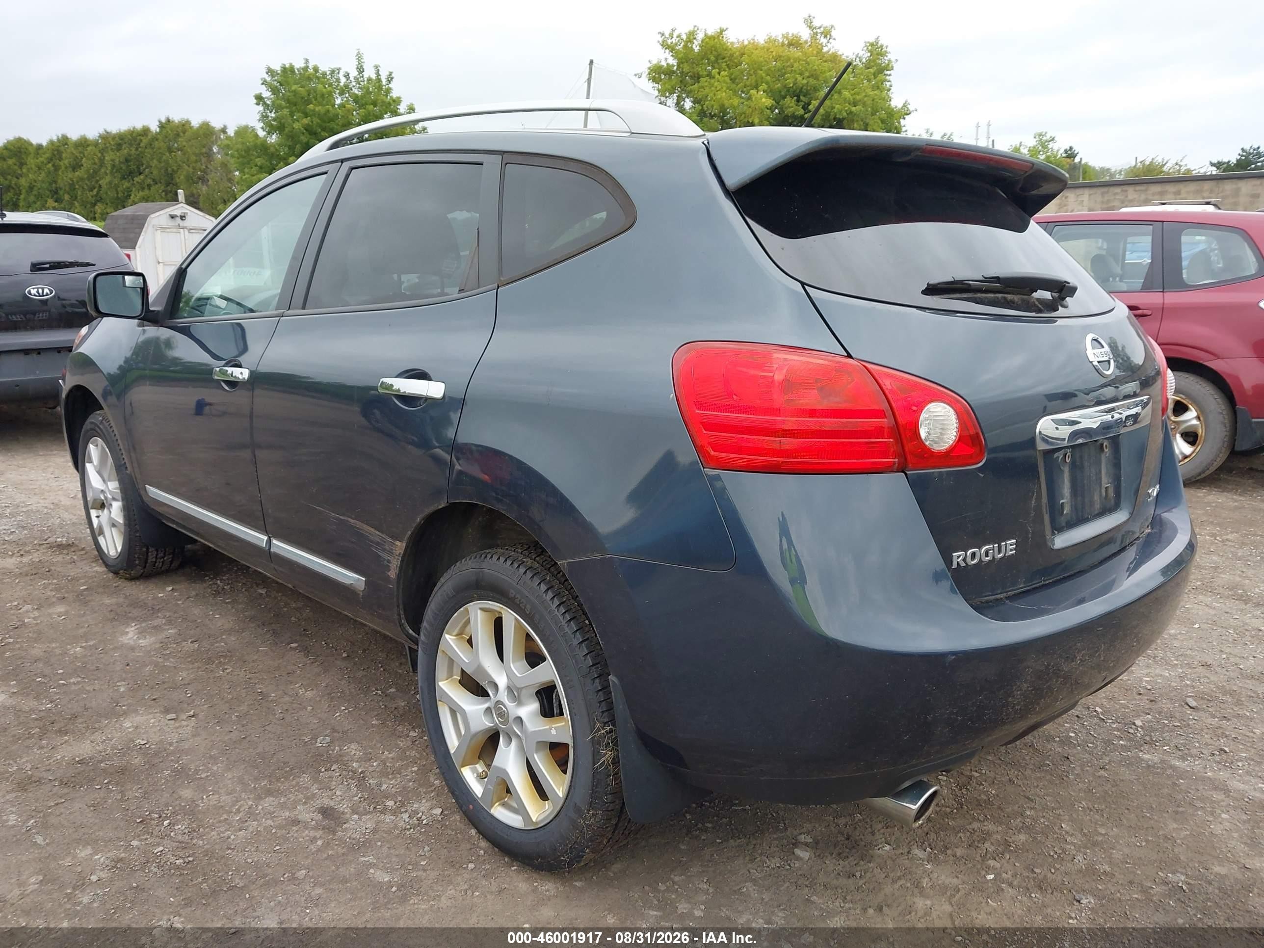 2013 Nissan Rogue Sv W/sl Pkg Blue vin: JN8AS5MV4DW647056