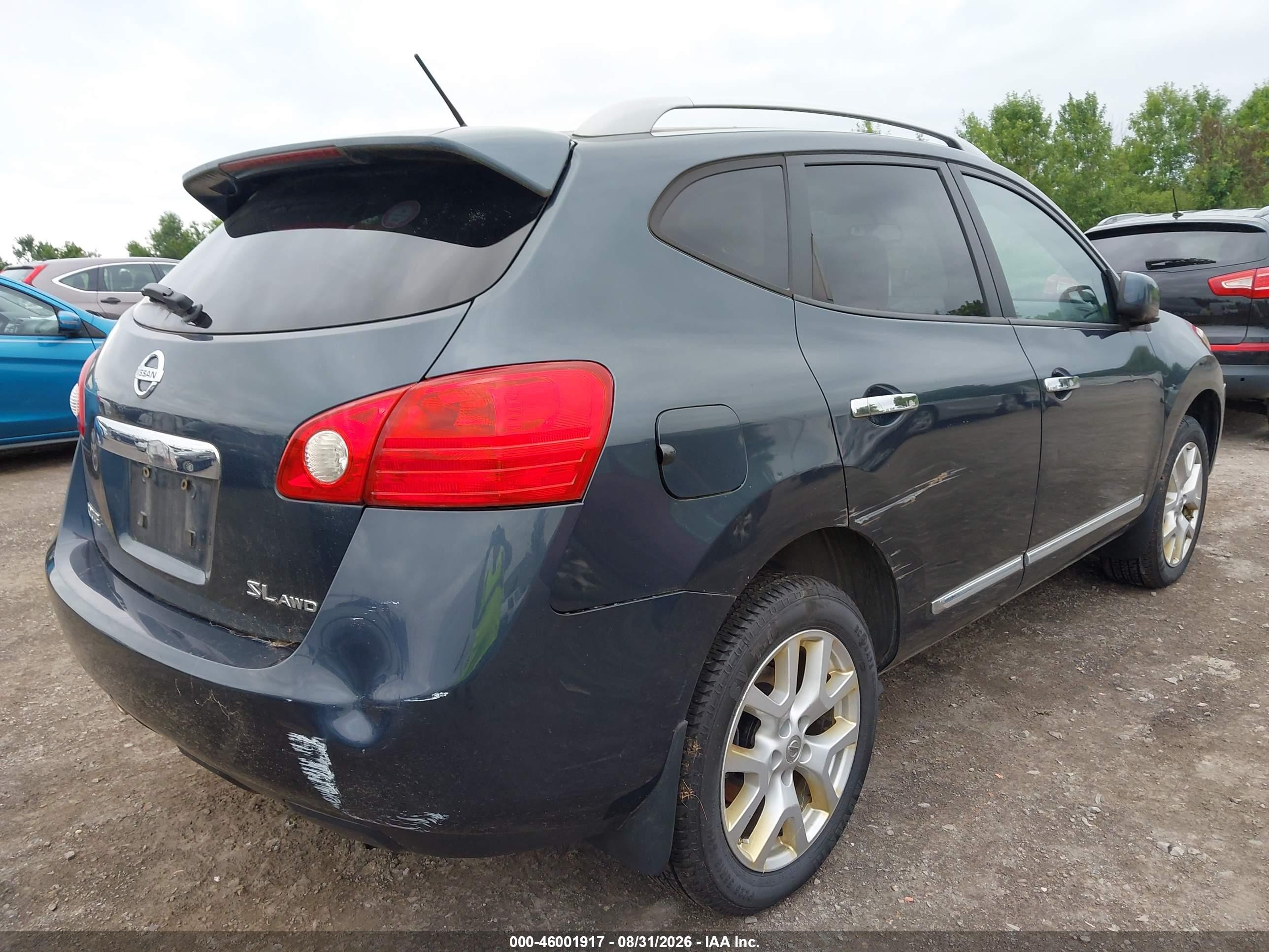 2013 Nissan Rogue Sv W/sl Pkg Blue vin: JN8AS5MV4DW647056