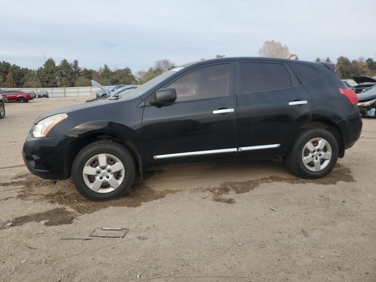 2013 Nissan Rogue S Black vin: JN8AS5MV4DW650667