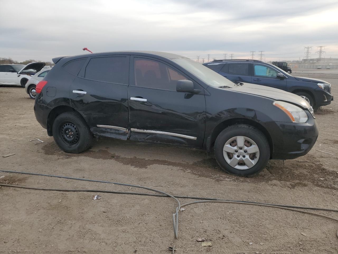 2013 Nissan Rogue S Black vin: JN8AS5MV4DW650667